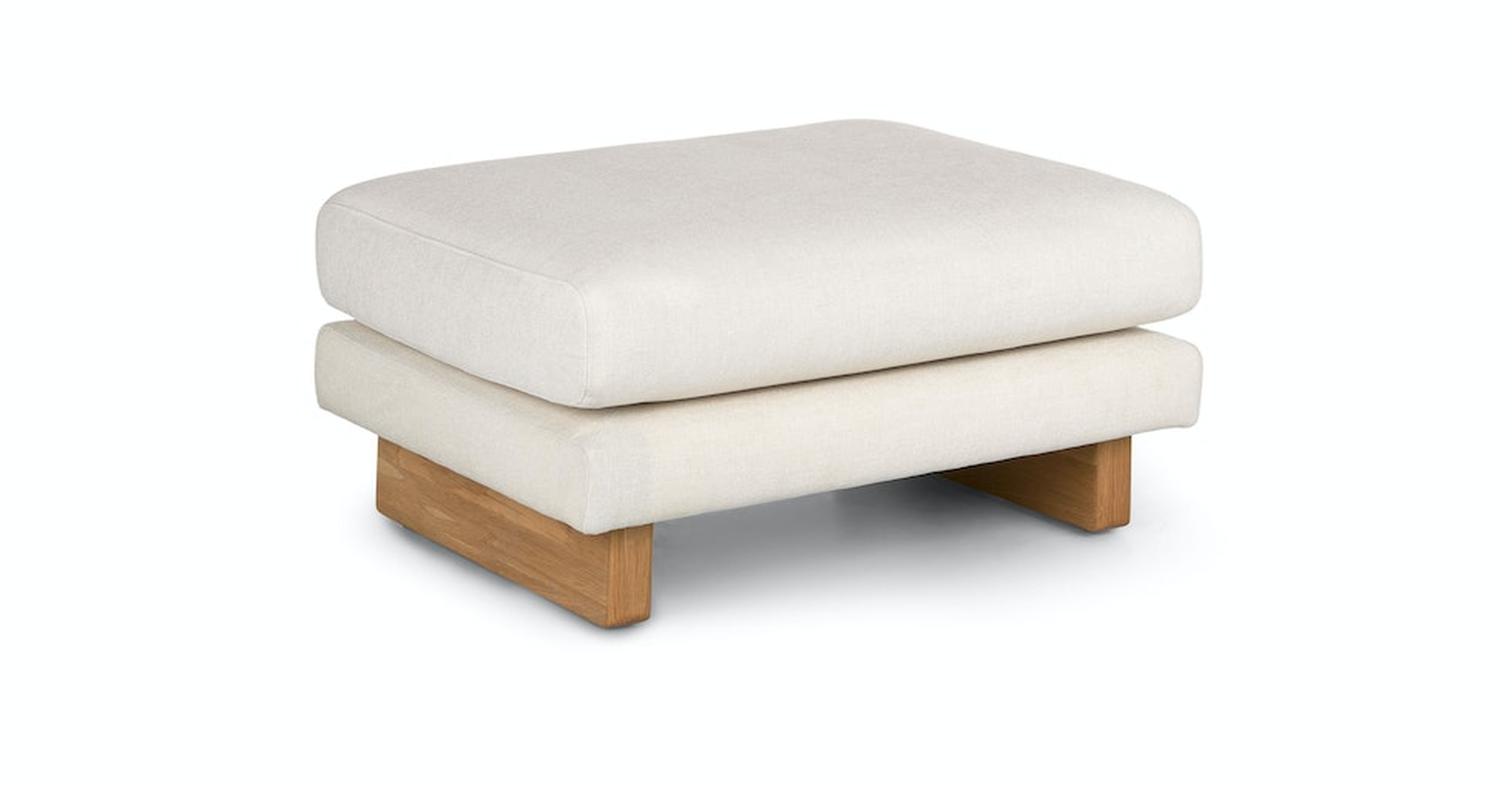Kalok 34.5" Ottoman - Jasmine Ivory - Article
