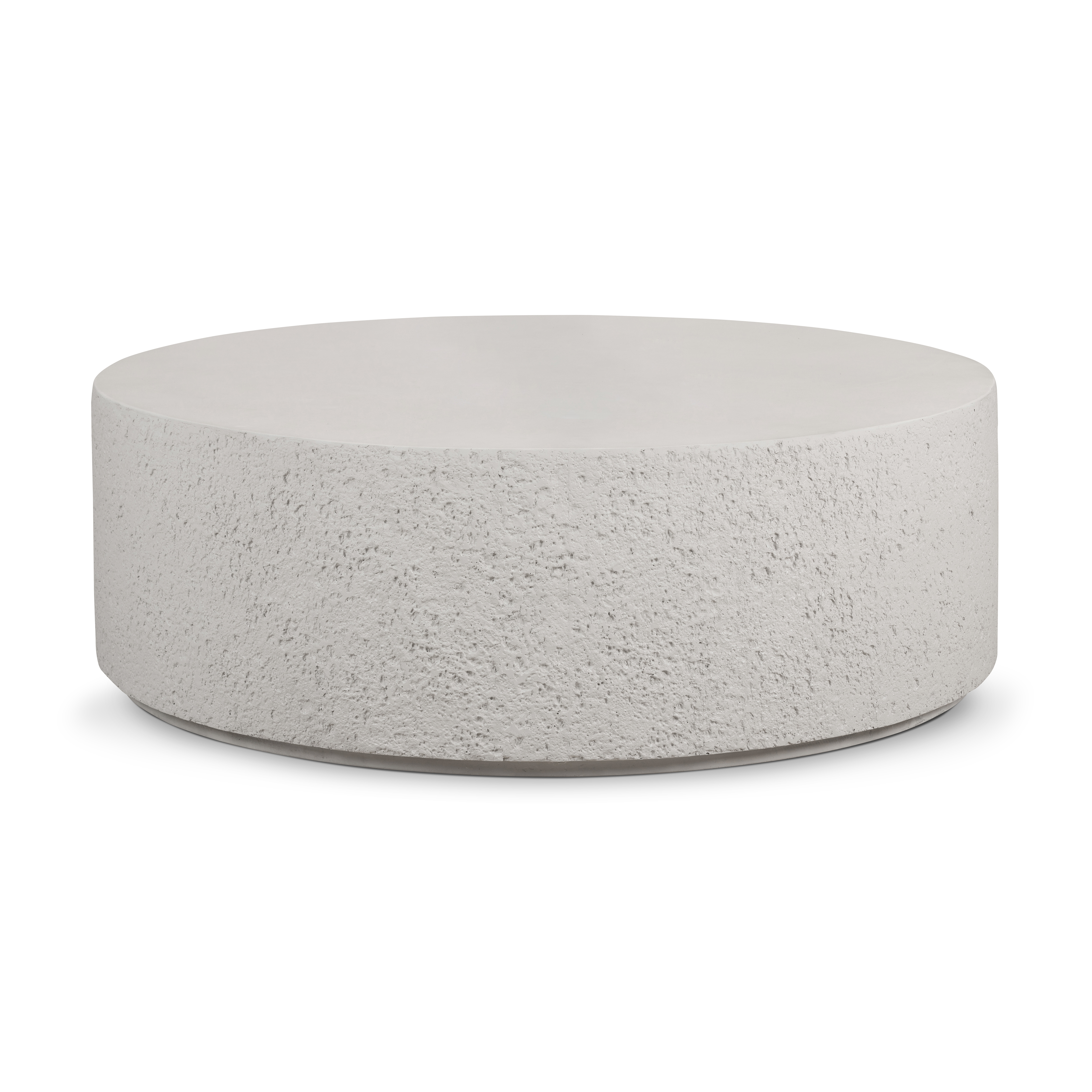 Otero Outdoor Rnd Coffee Tbl-Blanc White - Four Hands