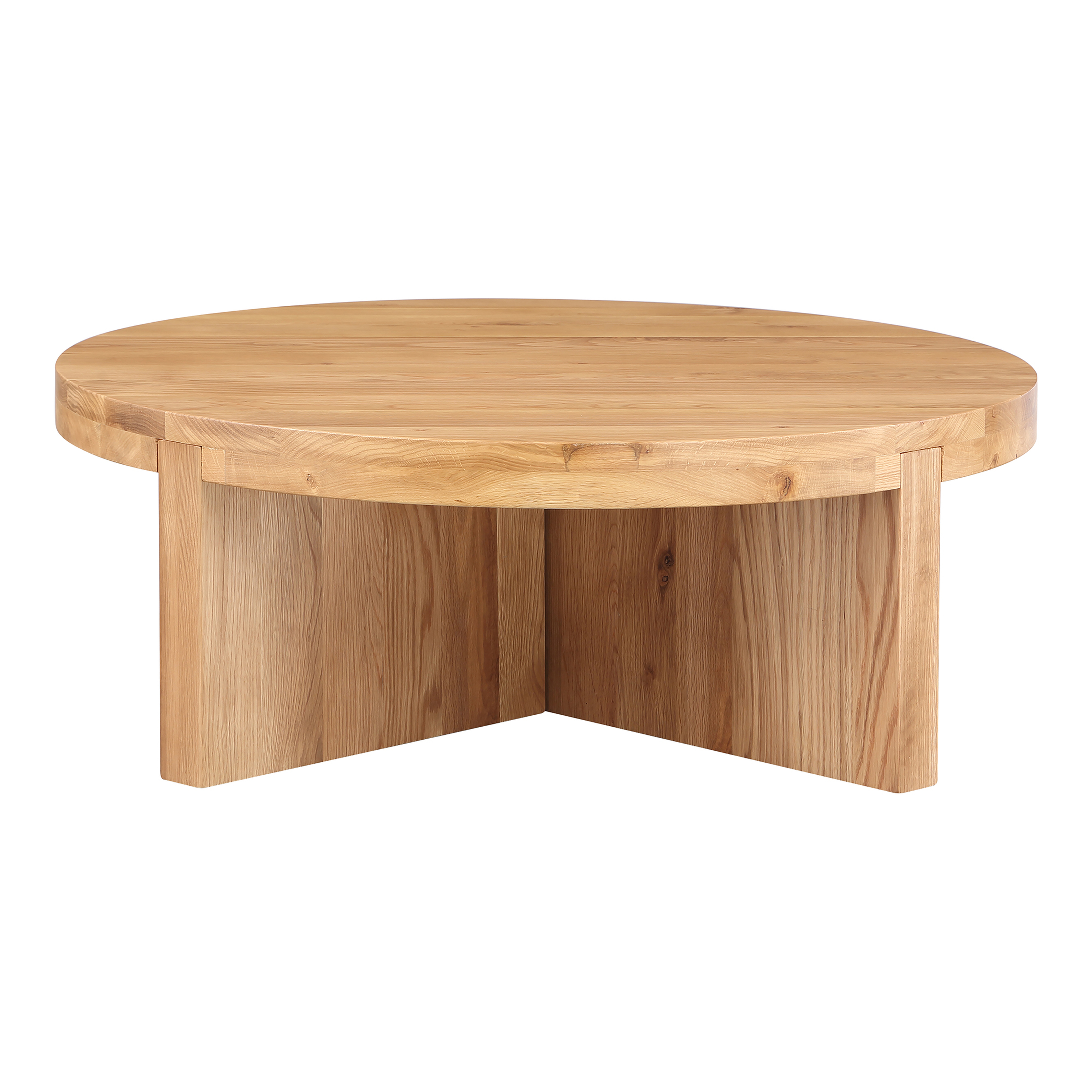 Folke Round Coffee Table Natural - Moes Home Collection