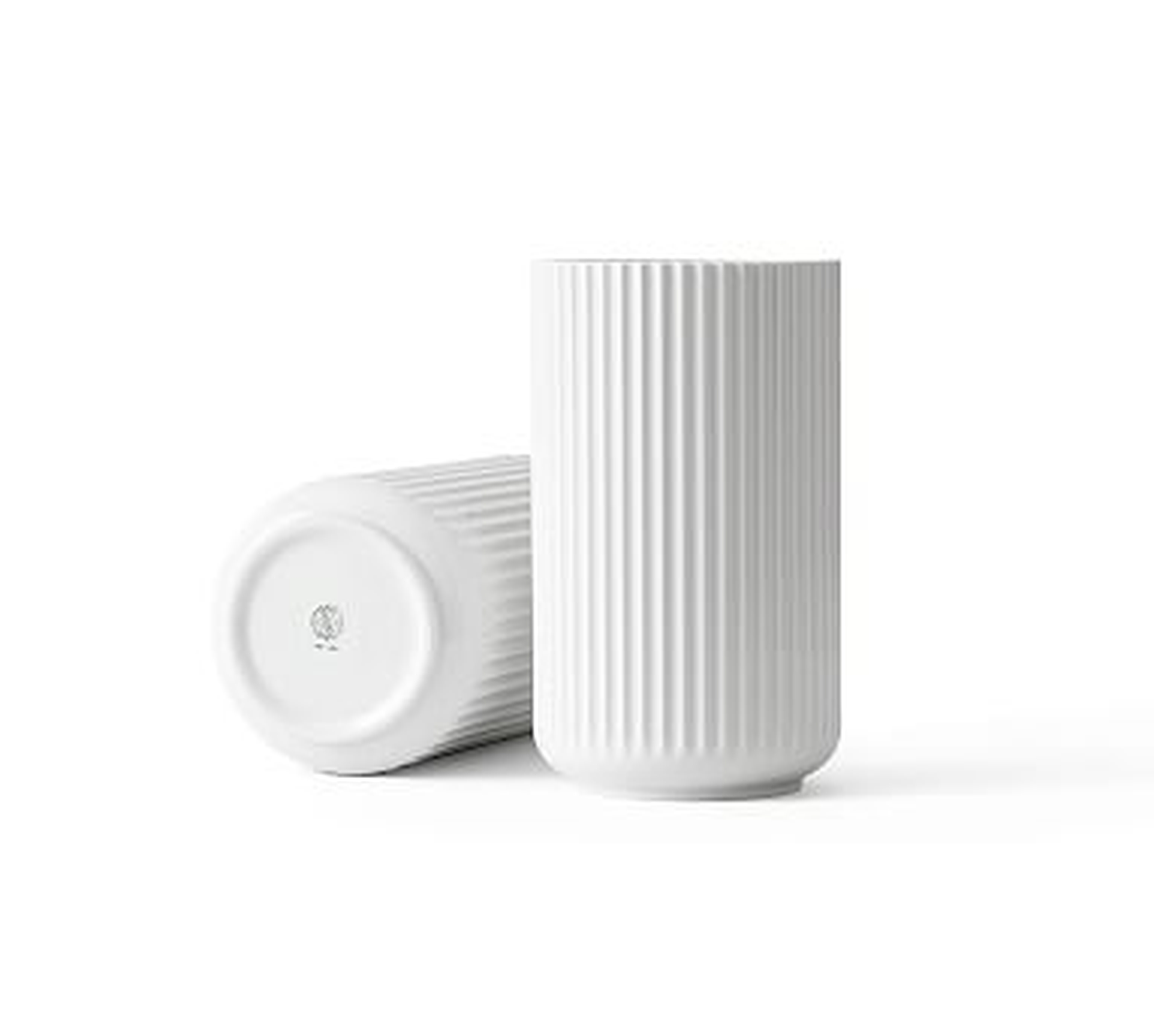 Lyngby Porcelain Vases, Medium, White - Pottery Barn