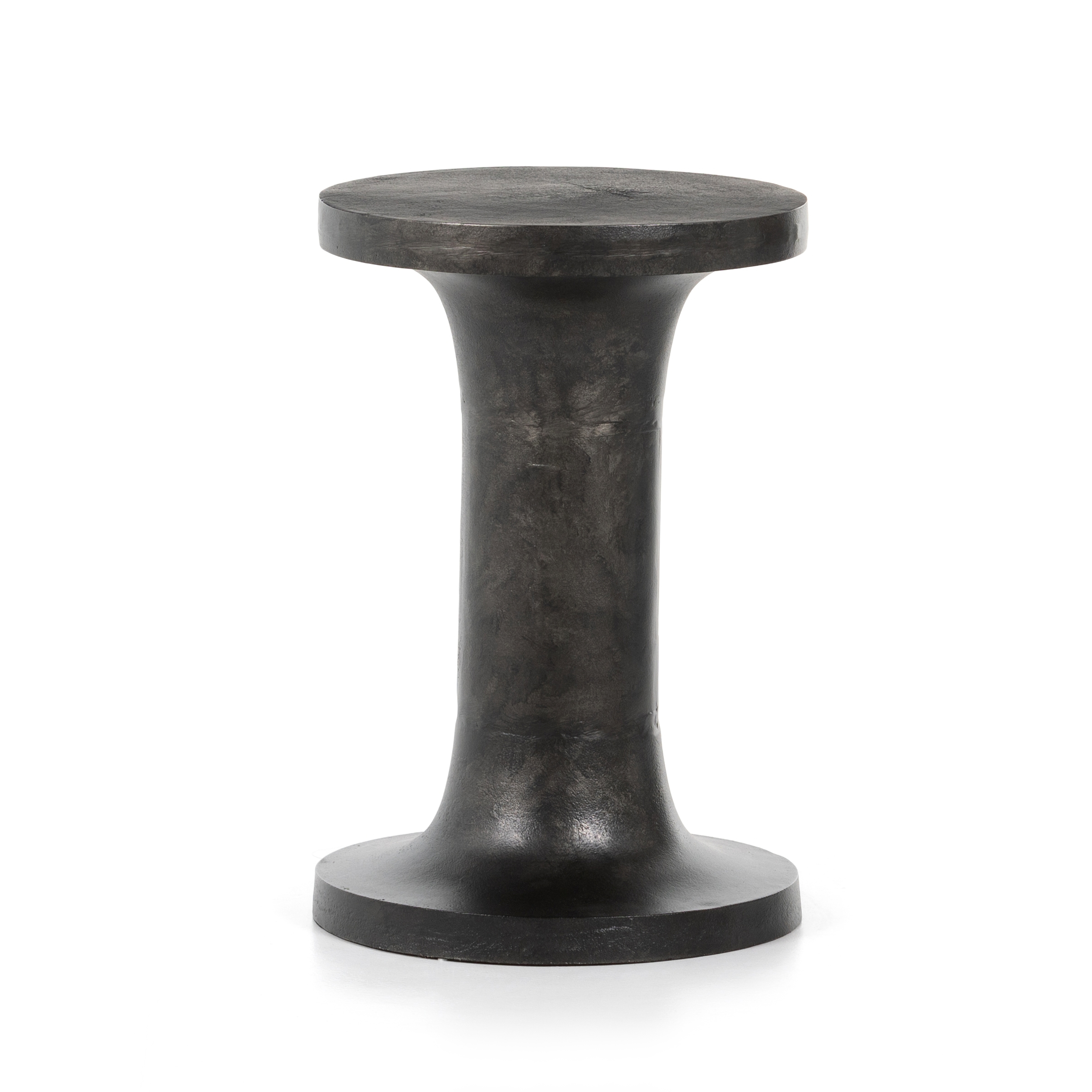 Gino End Table-Raw Black - Four Hands