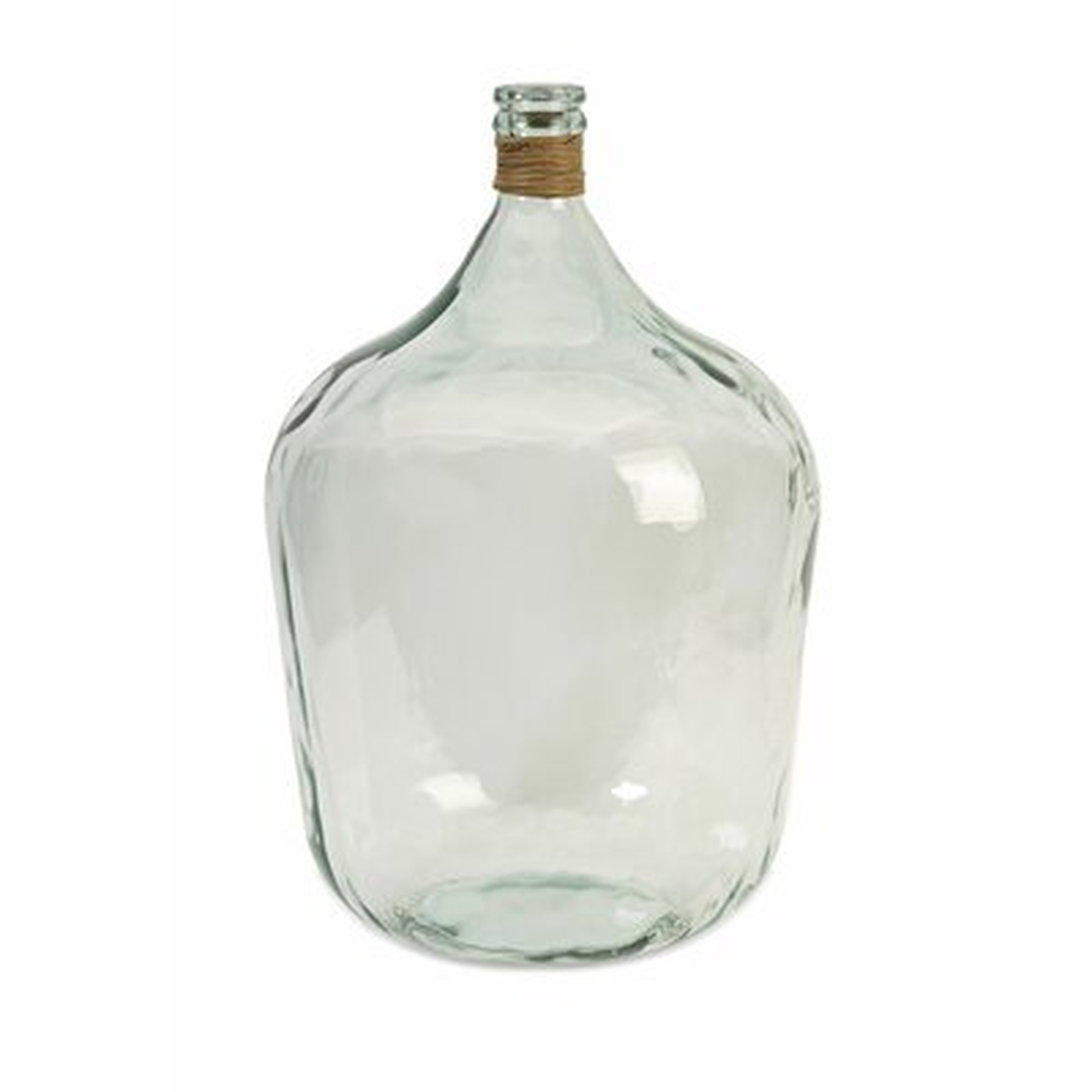 Belton Clear/Green Glass Table Vase - Wayfair