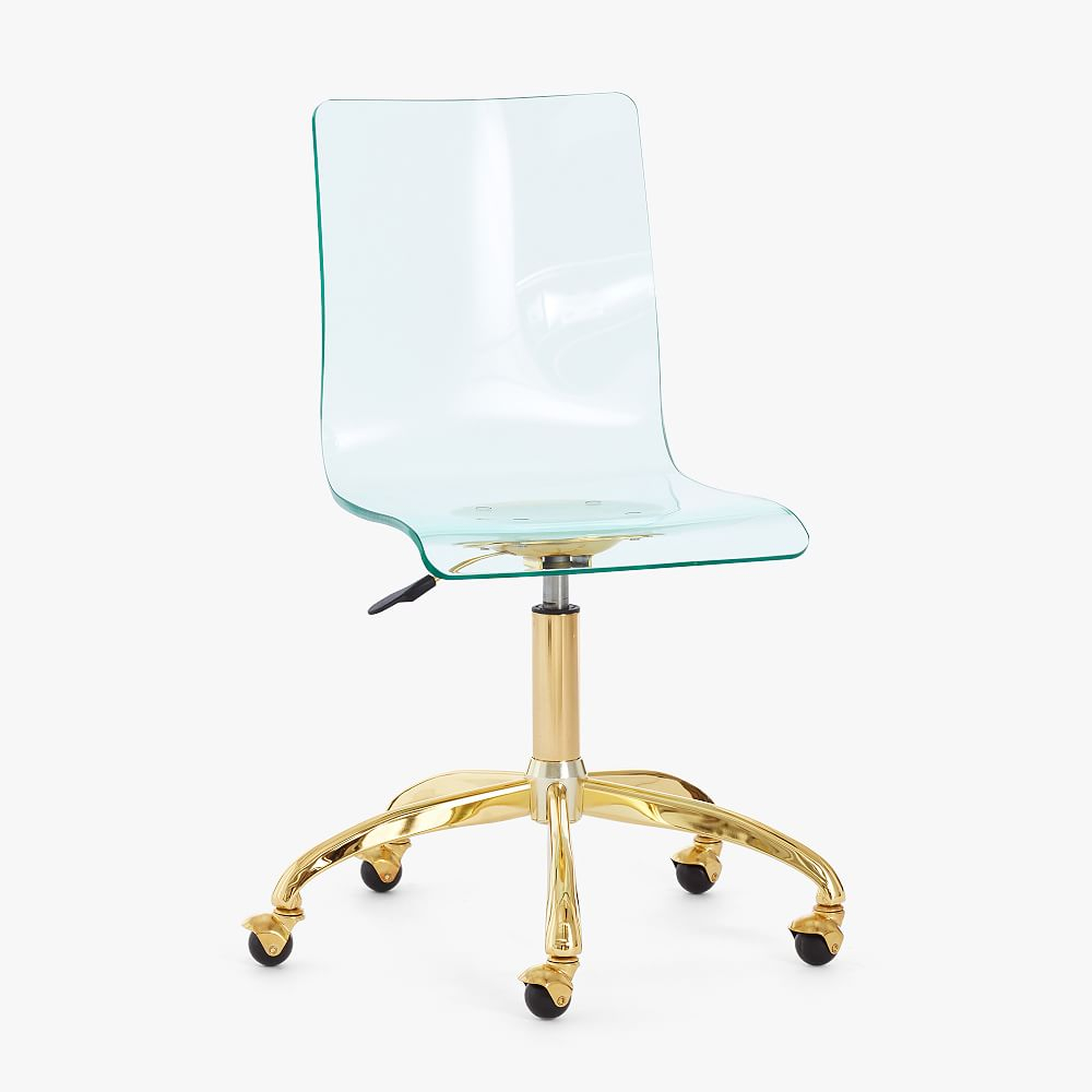 Mint Acrylic Swivel Desk Chair - Pottery Barn Teen