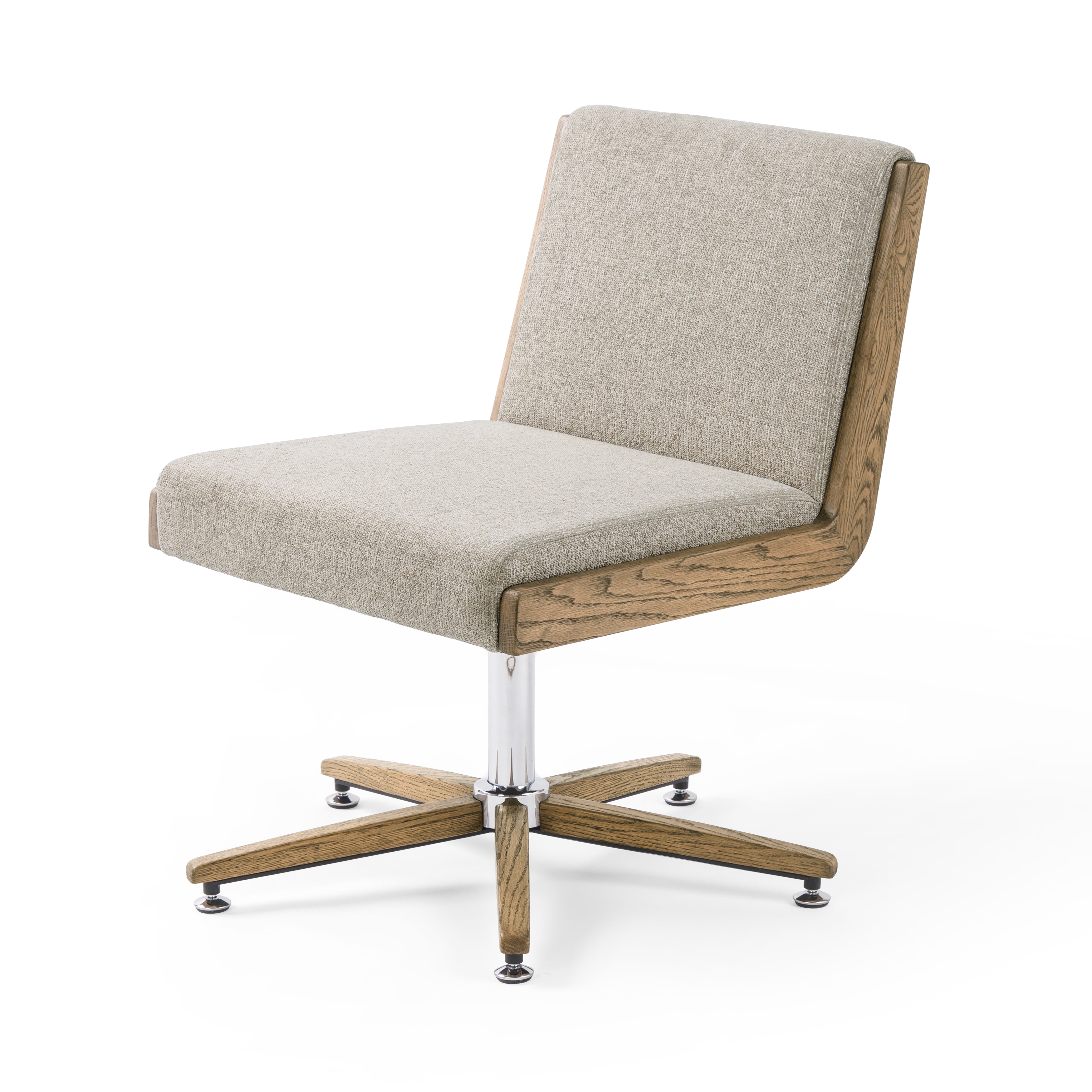 Carla Desk Chair-Light Camel - Four Hands