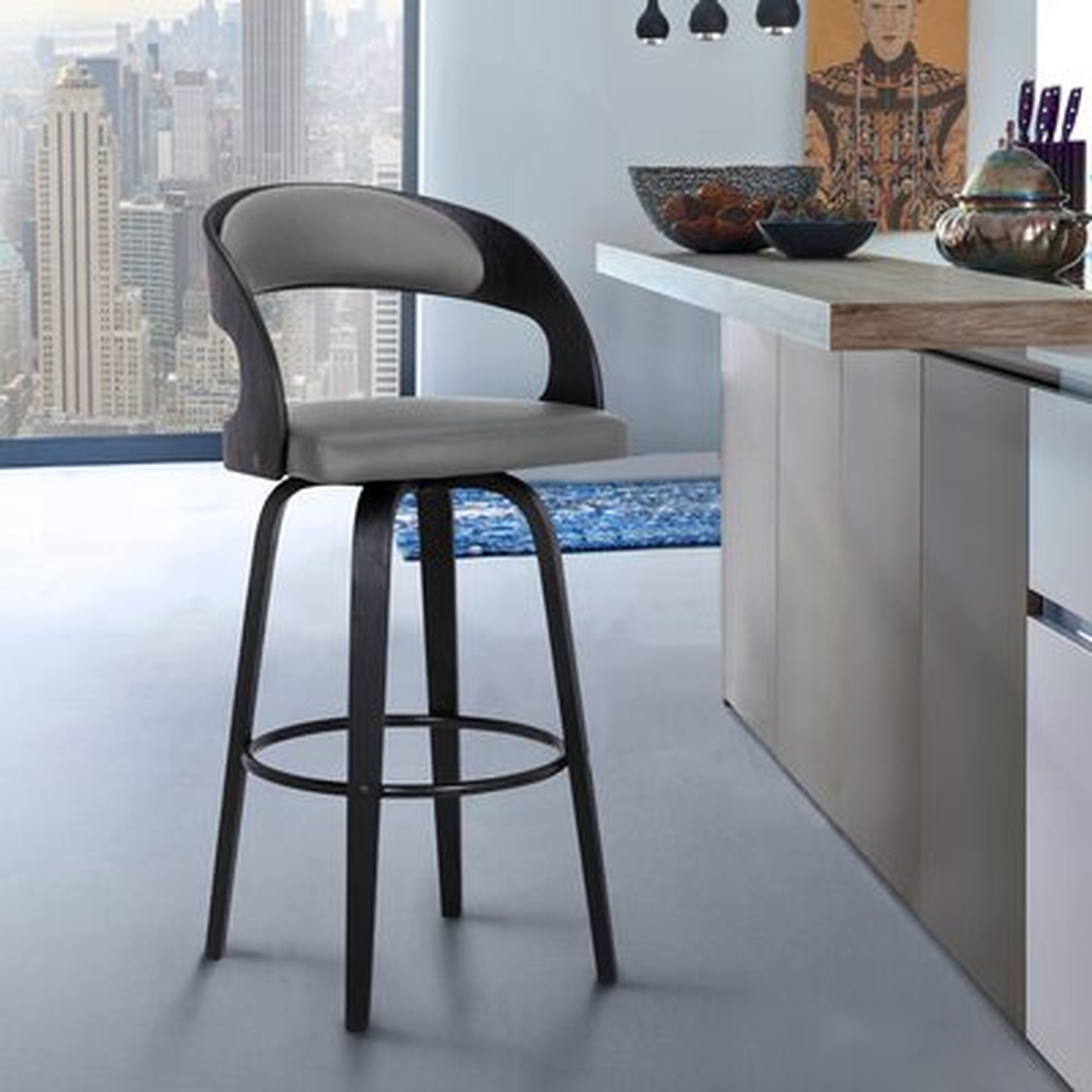 Pensacola Swivel Bar & Counter Stool (bar stool) - Wayfair