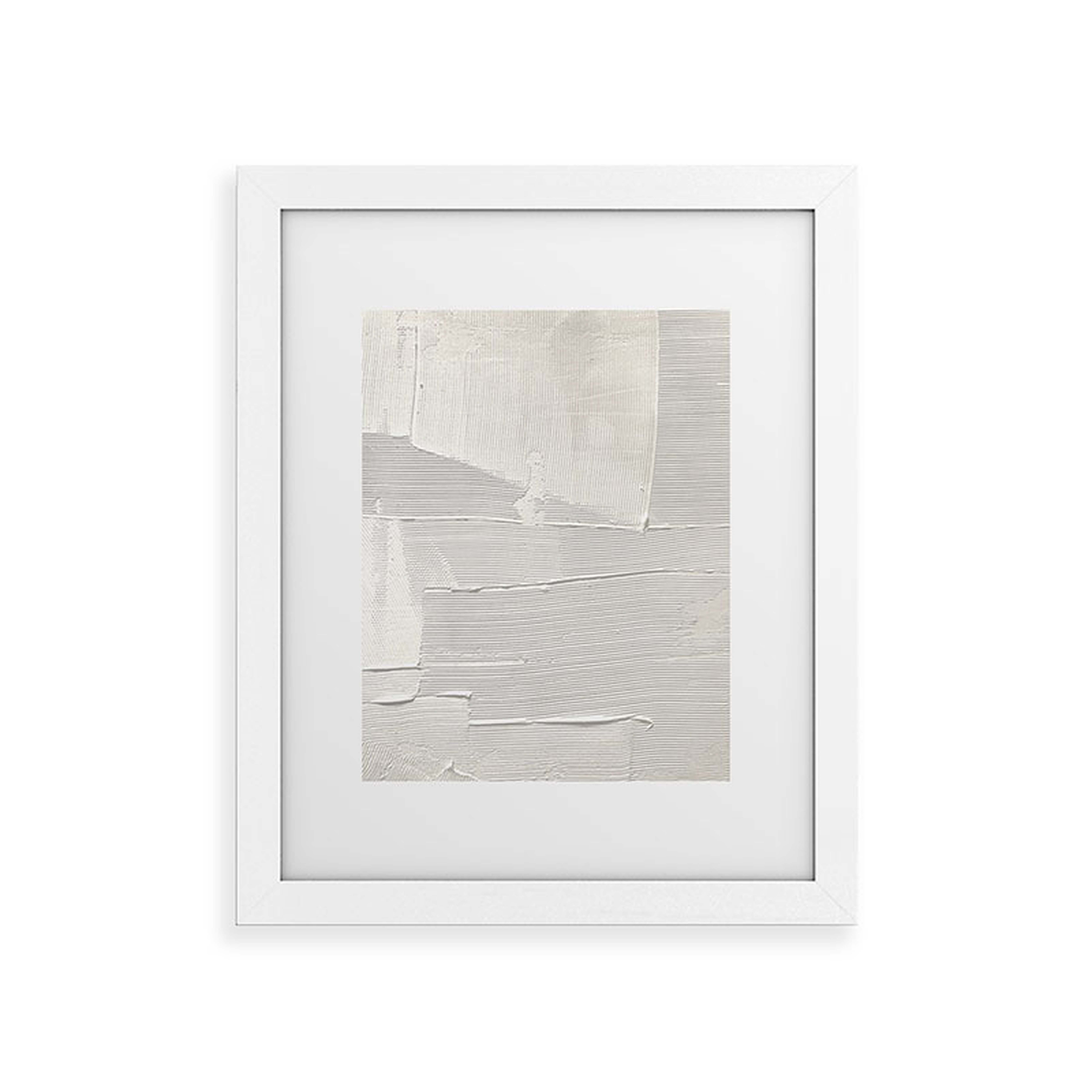 Relief 1 by Alyssa Hamilton Art, Classic Framed Art Print, White, 16" x 20" - Wander Print Co.