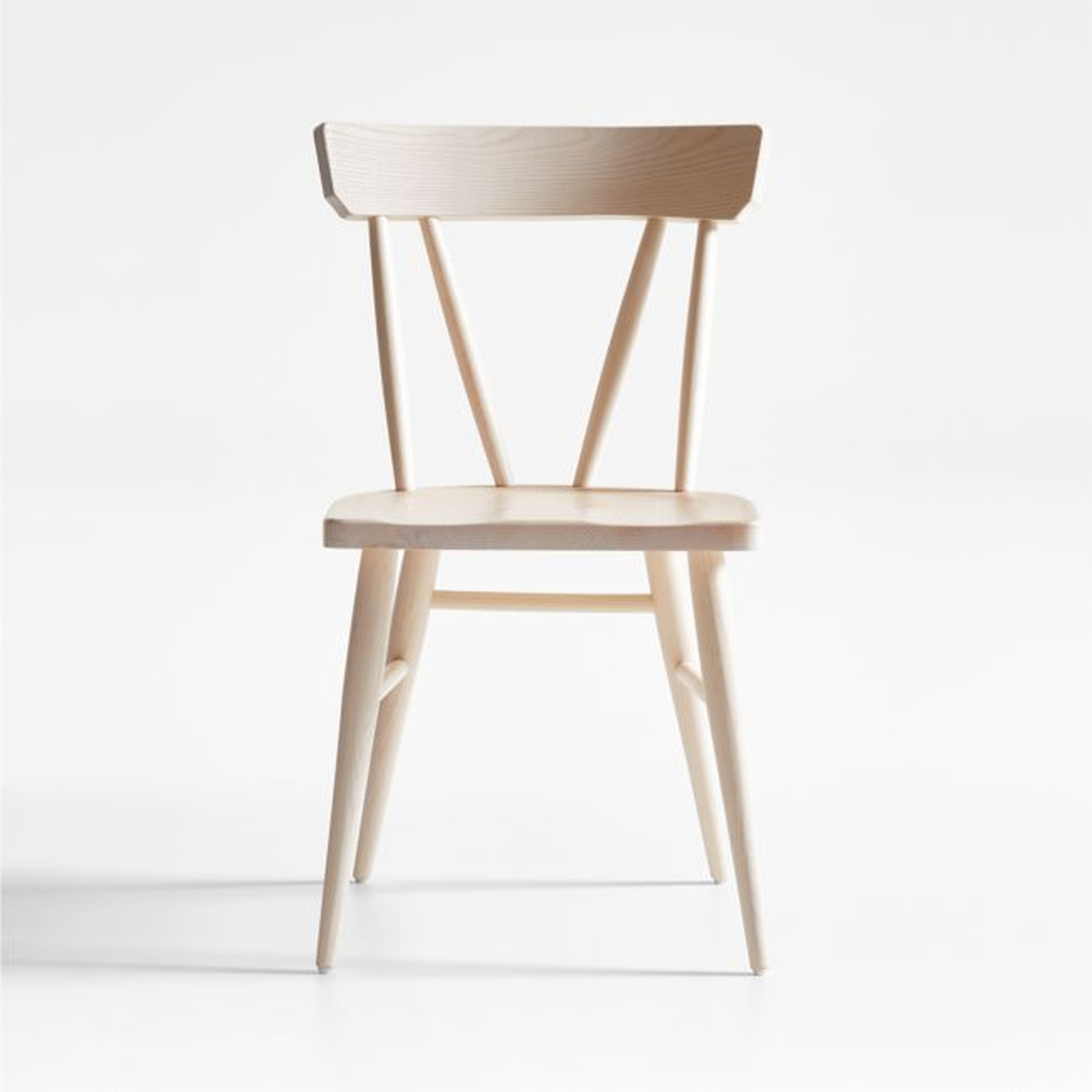 Juni Bleached Ash Dining Chair - Crate and Barrel