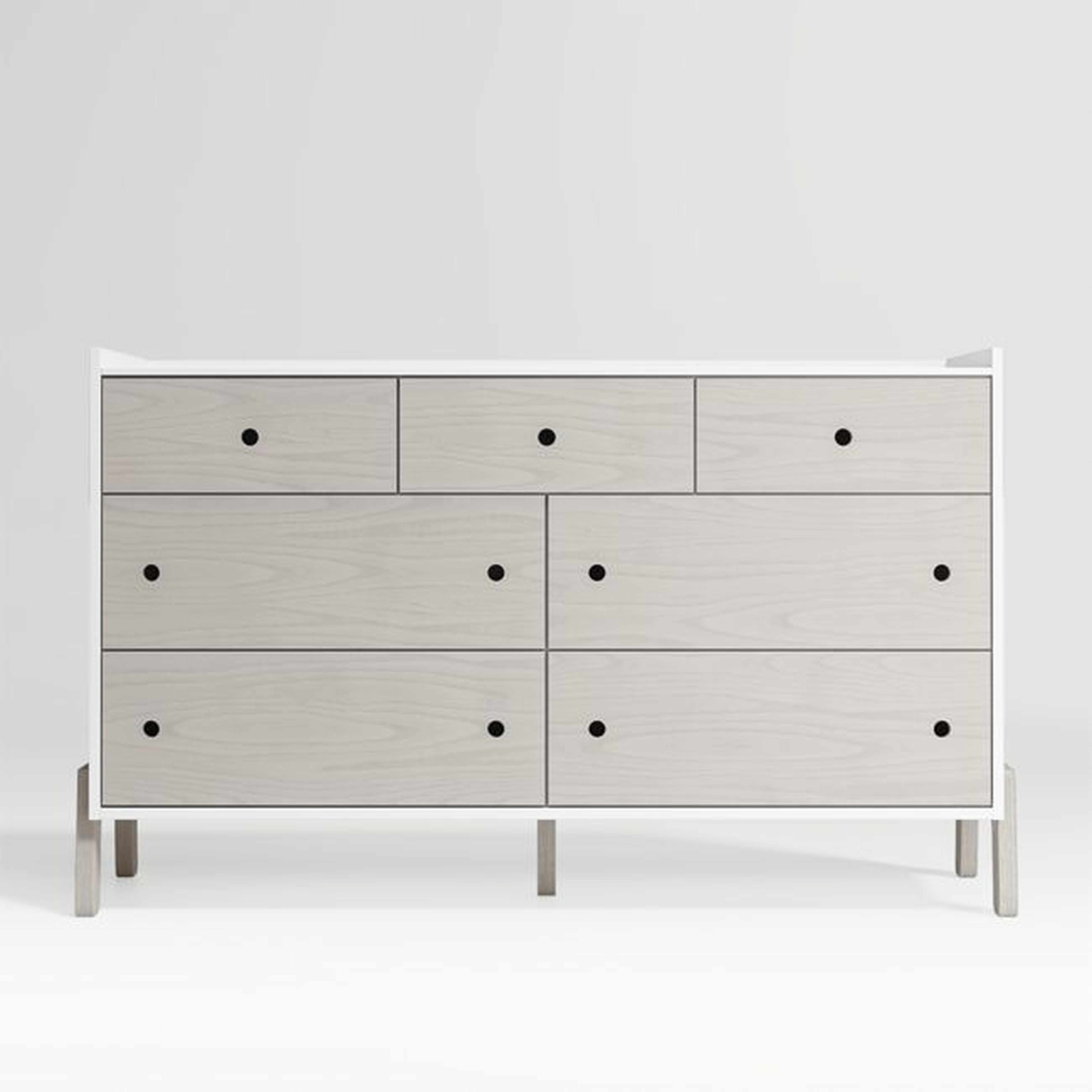 Lamont Two-Tone Wood 7-Drawer Kids Dresser - Crate and Barrel