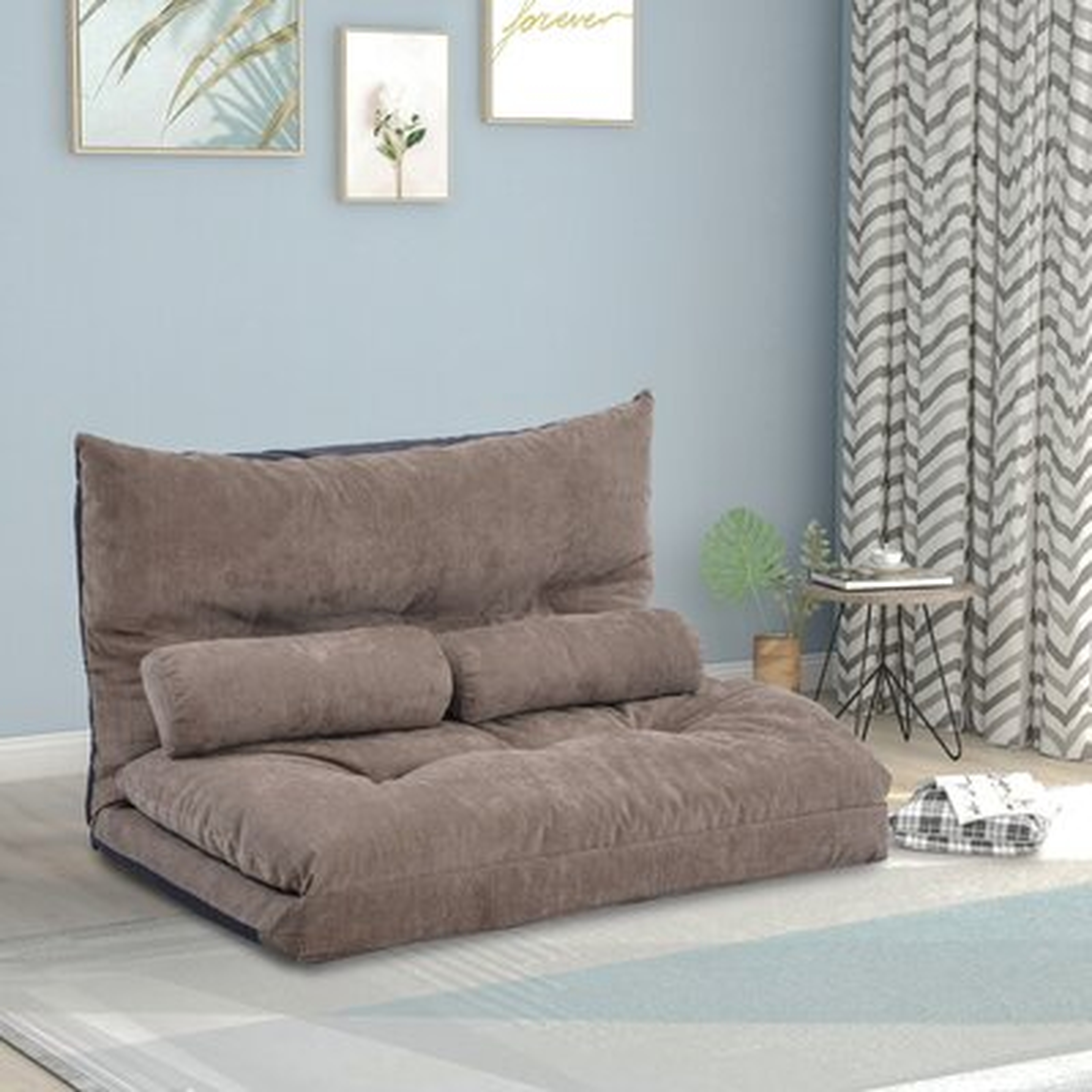 Sofa Bed Adjustable Folding Futon Sofa Video Gaming Sofa Lounge Sofa With Two Pillows - Wayfair