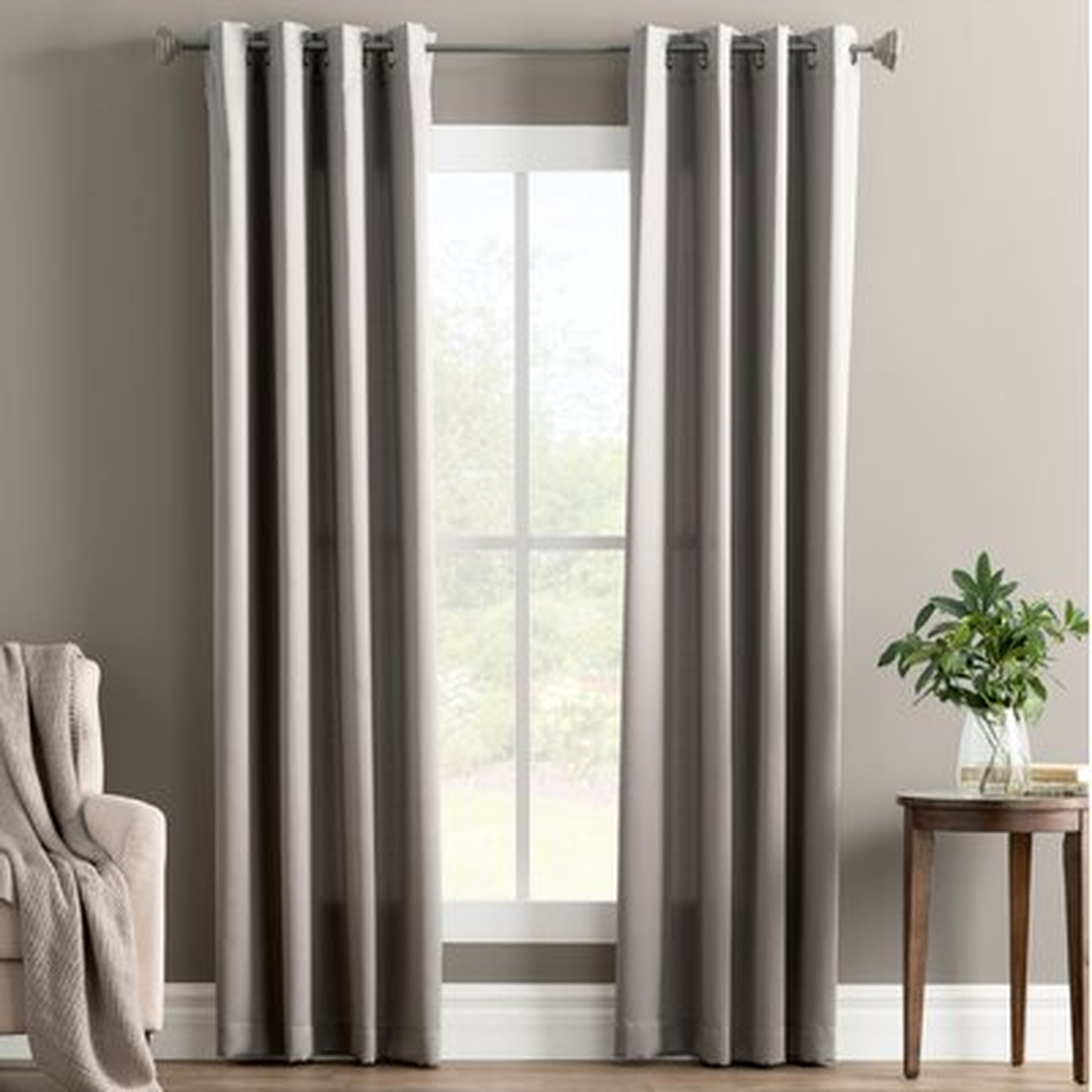 Wayfair Basics Solid Room Darkening Grommet Curtain Panel - Birch Lane