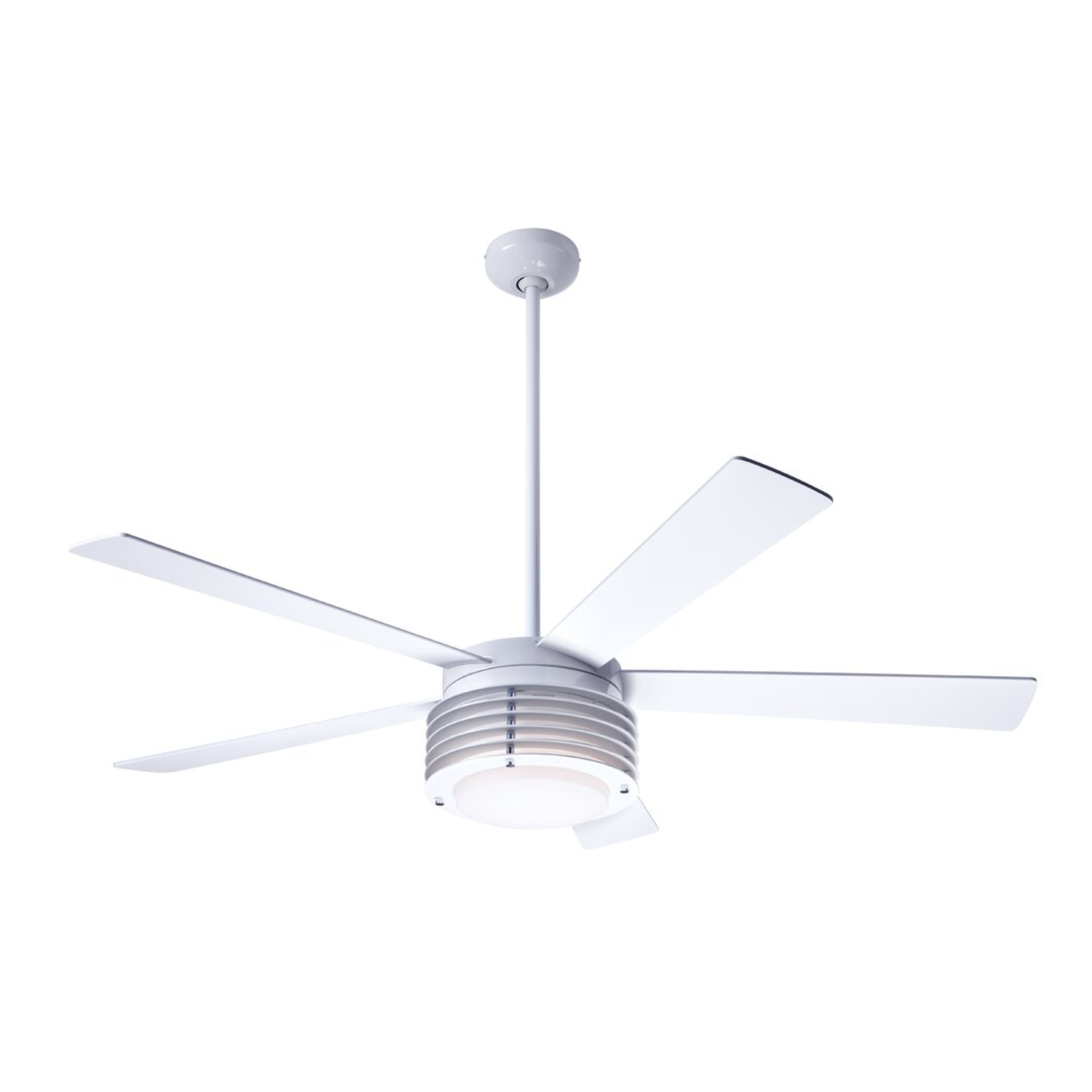 "Modern Fan Company 52"" Pharos 5 - Blade LED Standard Ceiling Fan with Light Kit Included" - Perigold