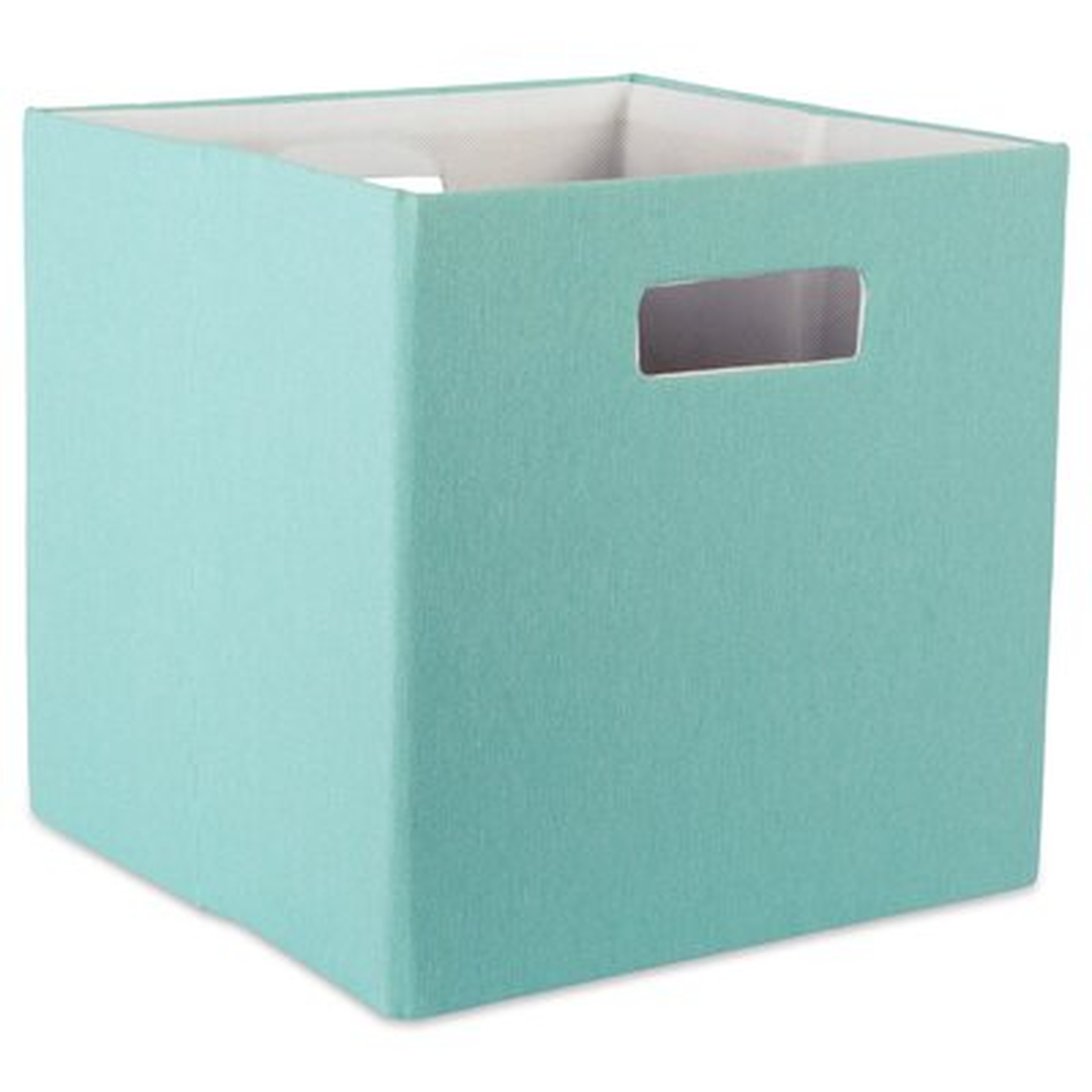 Cube Solid Fabric Bin - Wayfair