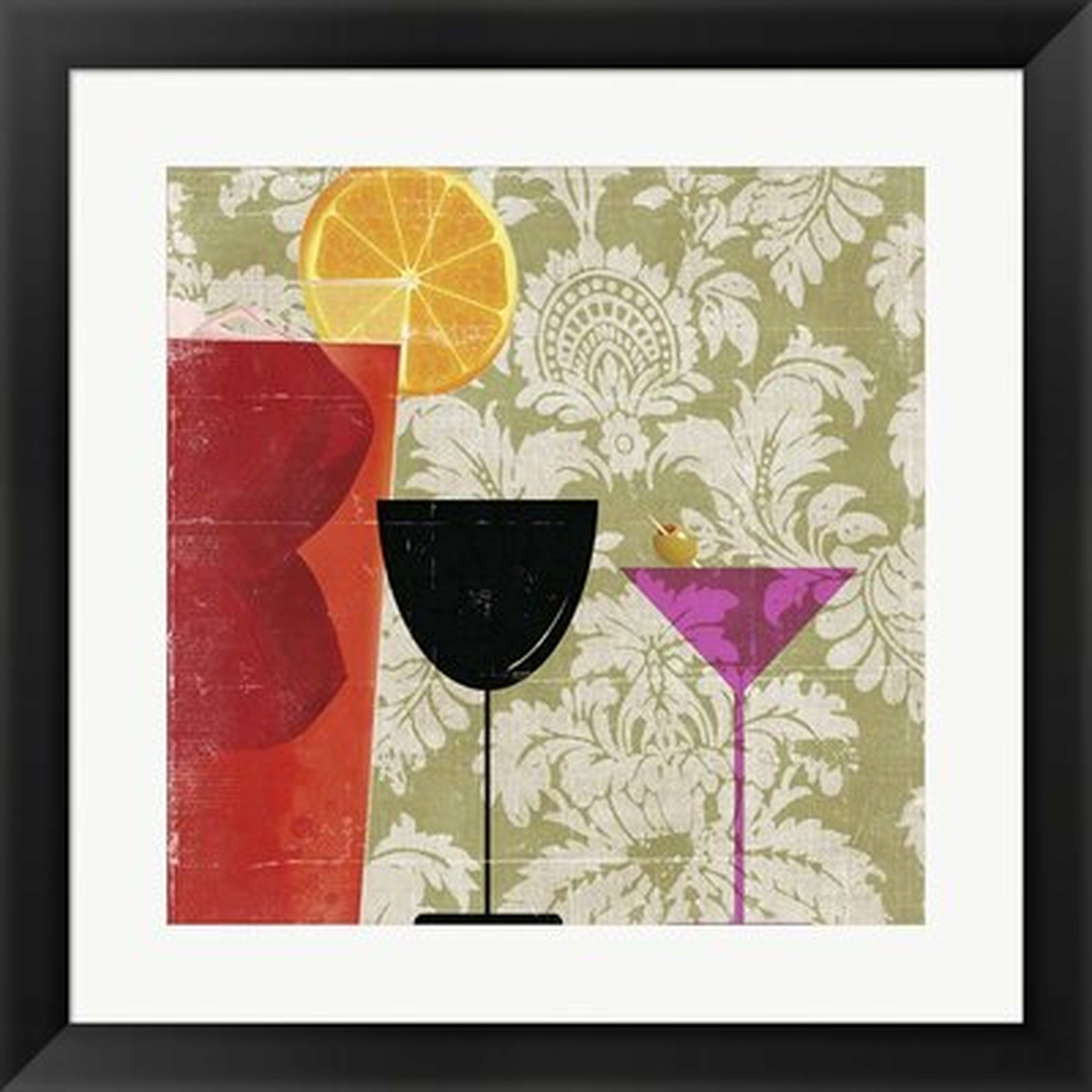 Cocktail II By Posters International Studio, Framed Wall Art - Wayfair