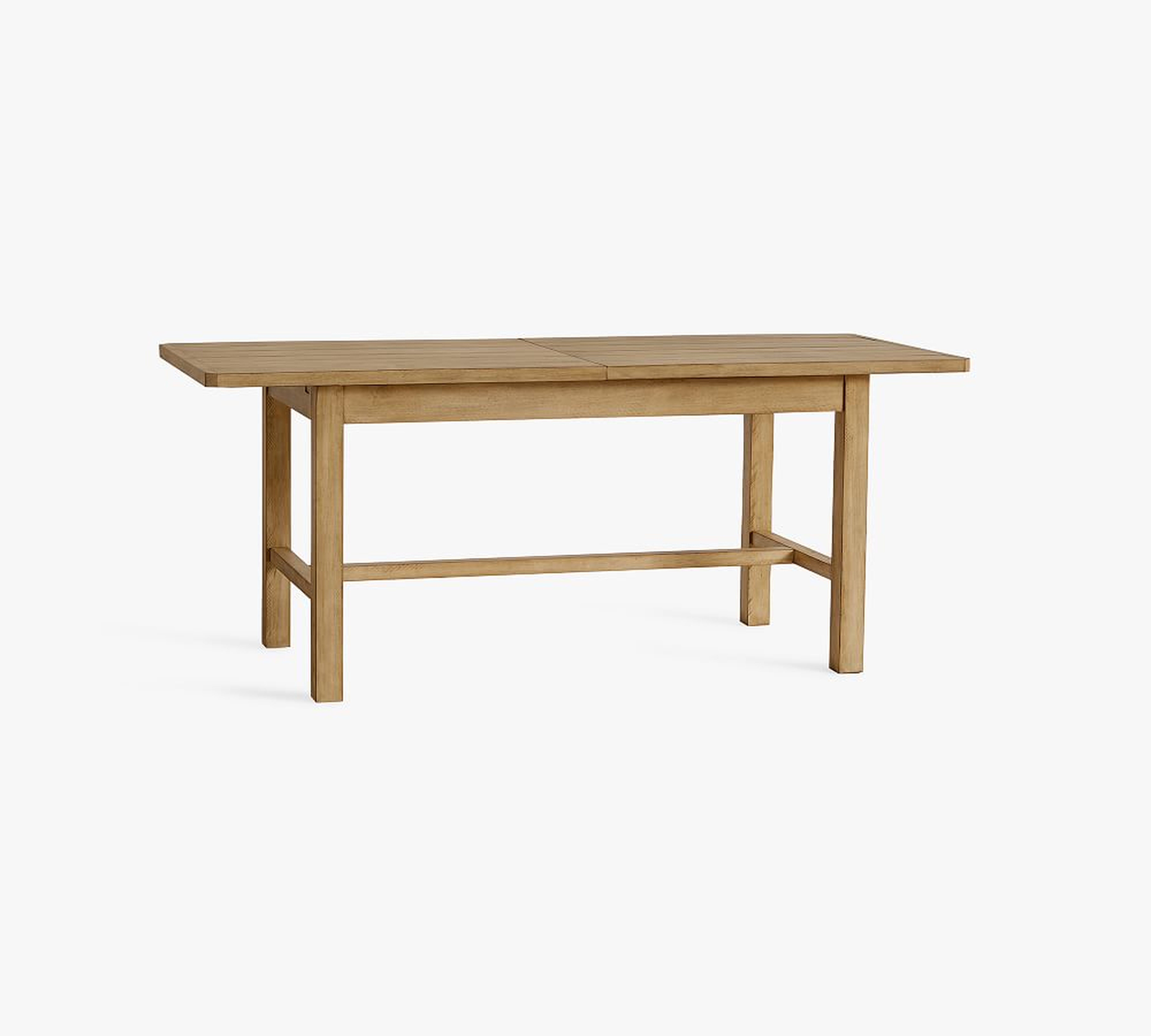 Mateo Extending Dining Table, Salvaged Natural, 73"-91"L - Pottery Barn