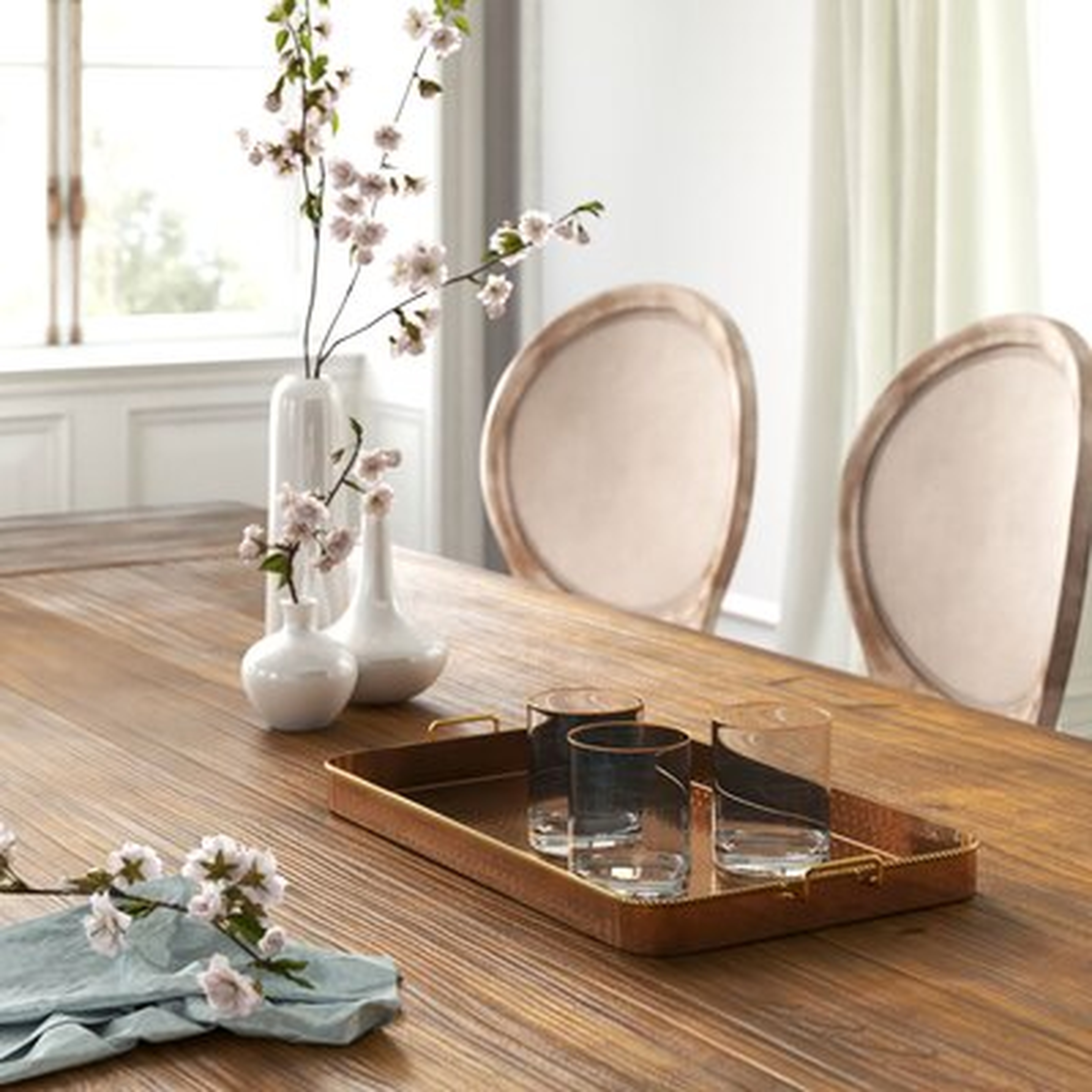 Knoxville Hammered Serving Tray - Wayfair