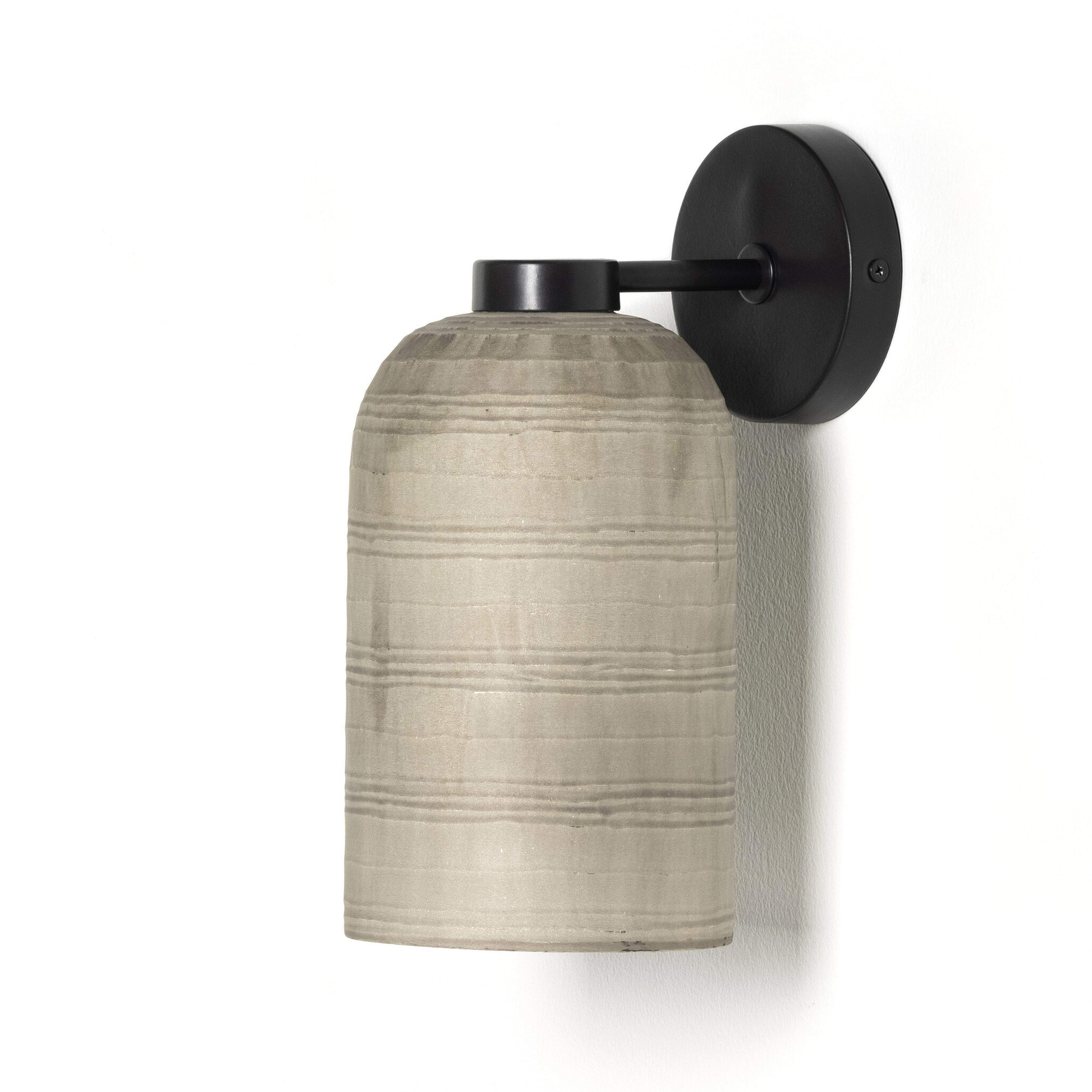 Brynner Sconce - Dripping Etched Silver - Four Hands