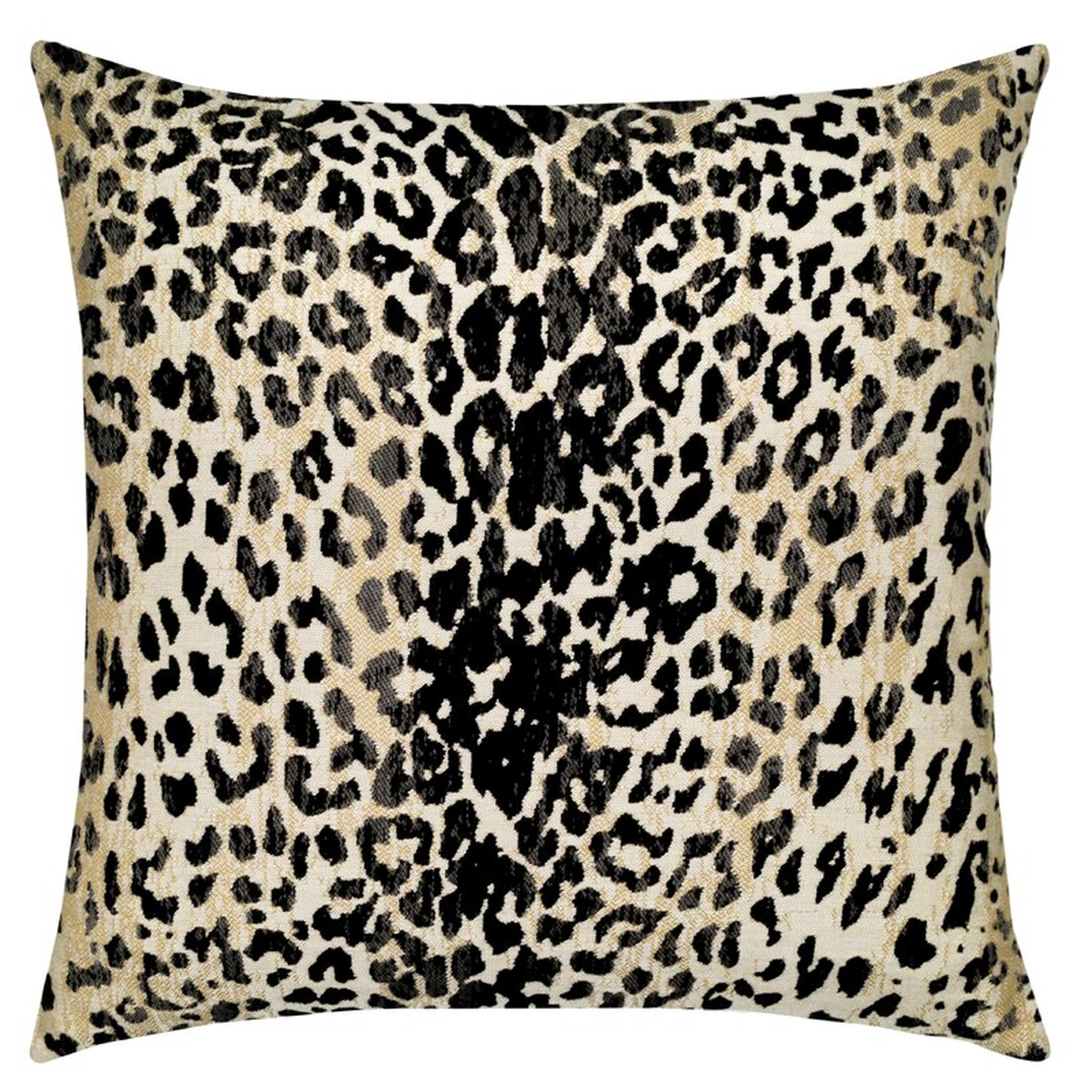 Elaine Smith Sunbrella Indoor/Outdoor Animal Print Throw Pillow Color: Black - Perigold