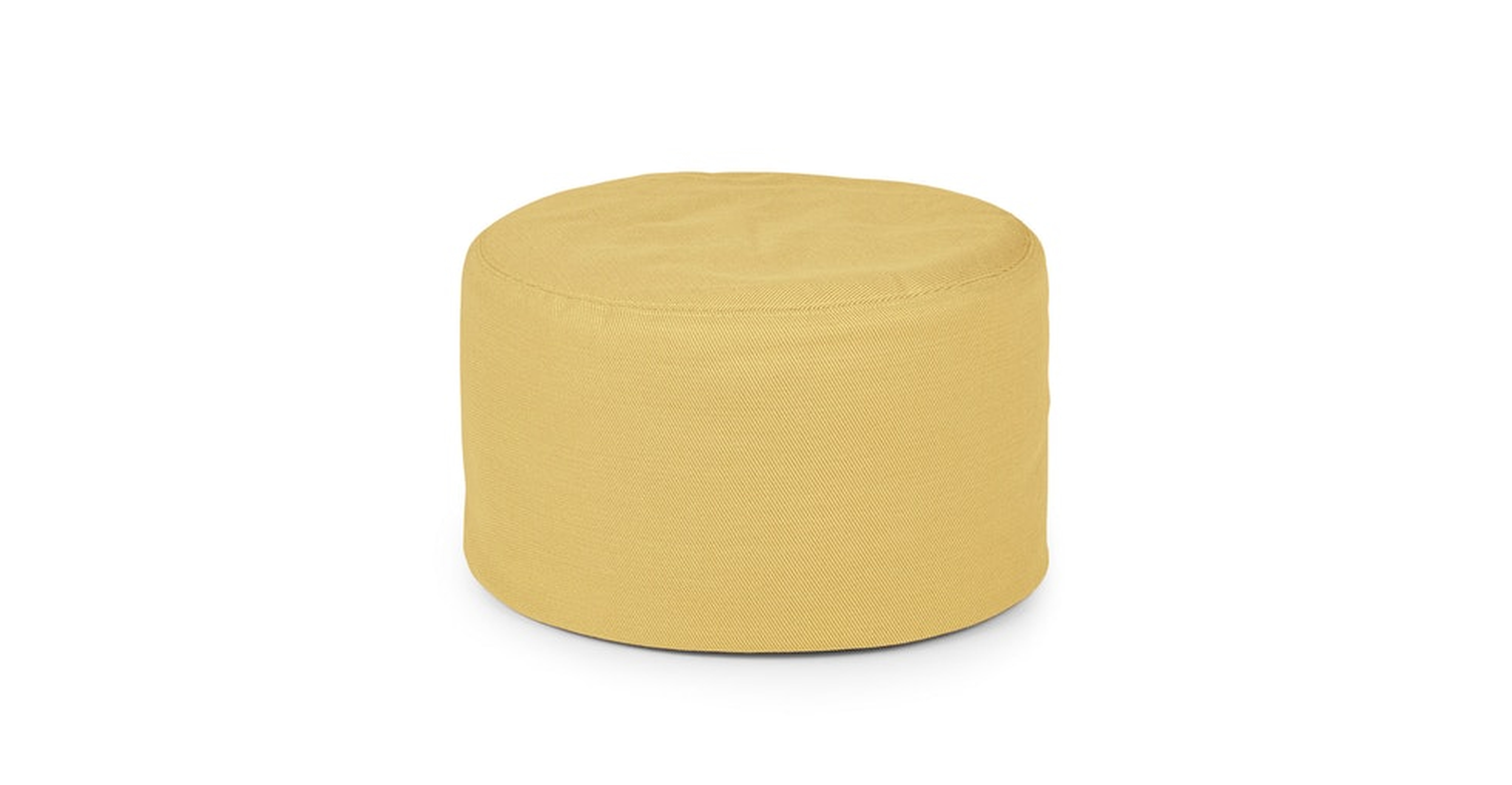 Olara Tuscan Yellow Ottoman - Article