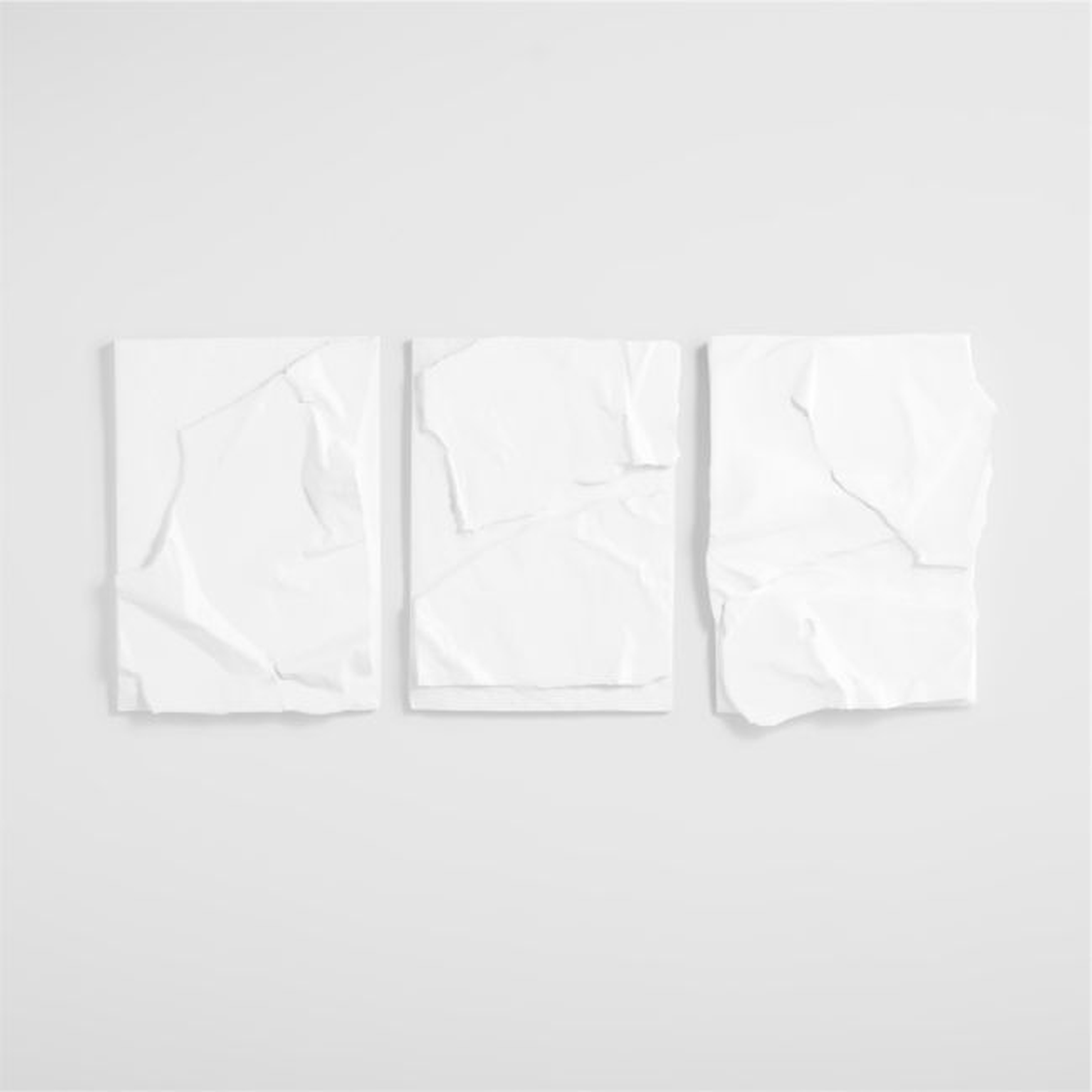 'Nereus' Plaster Wall Art Panels by Alexis Gourguechon , Set of 3 - Crate and Barrel