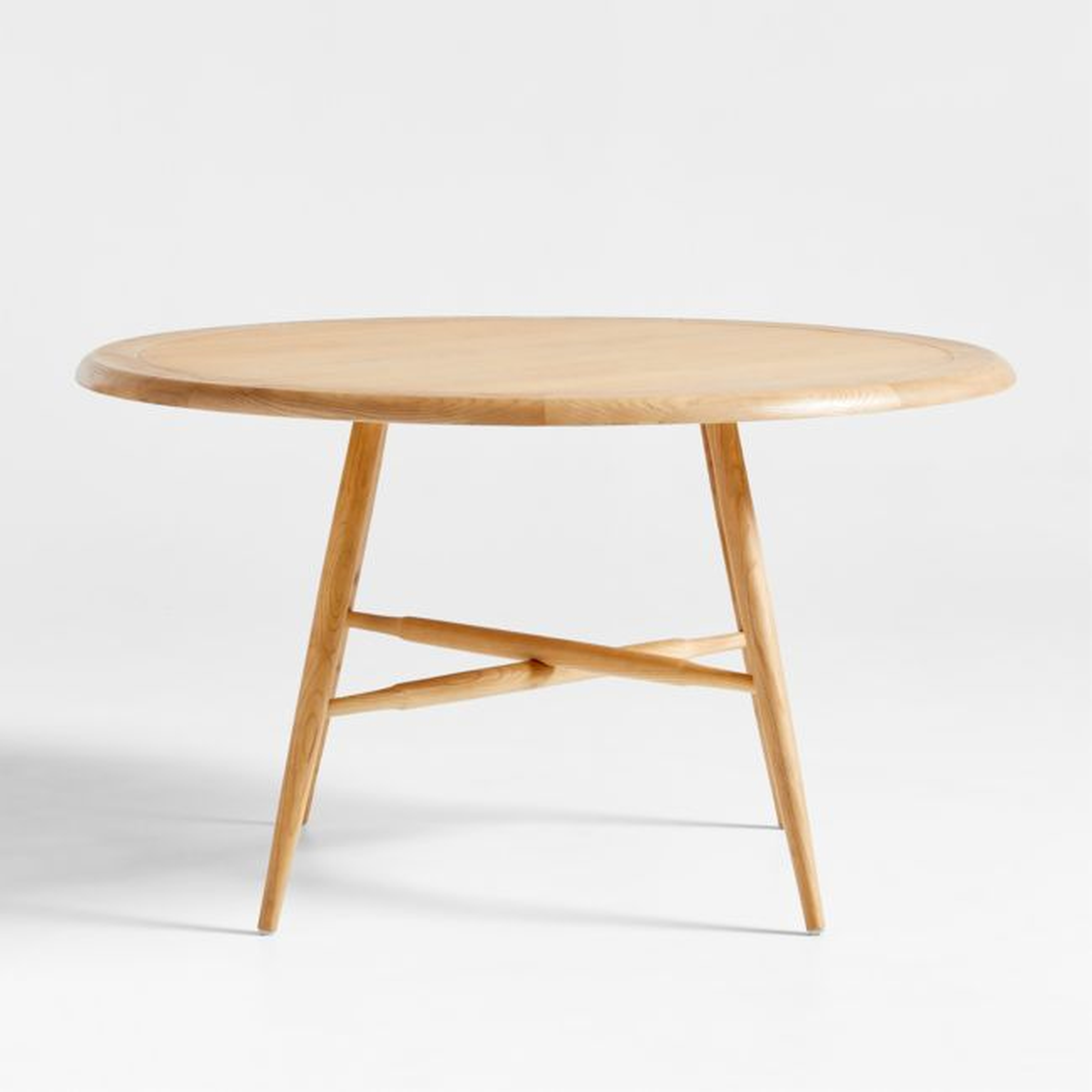 Malin 54" Round Wood Dining Table - Crate and Barrel