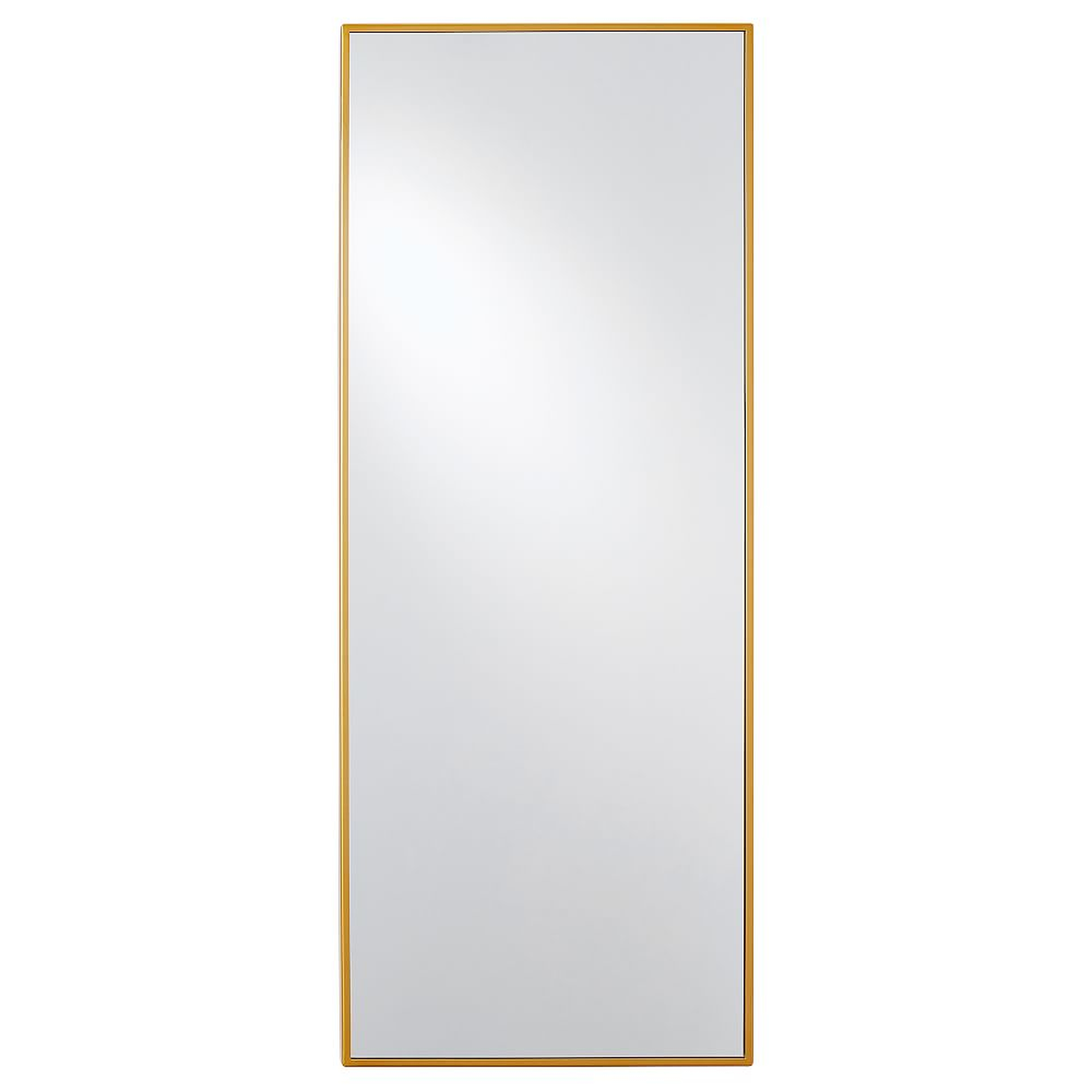 Metal Framed Full Length Mirror, Rectangle, Tuscan Gold, UPS - Pottery Barn Teen