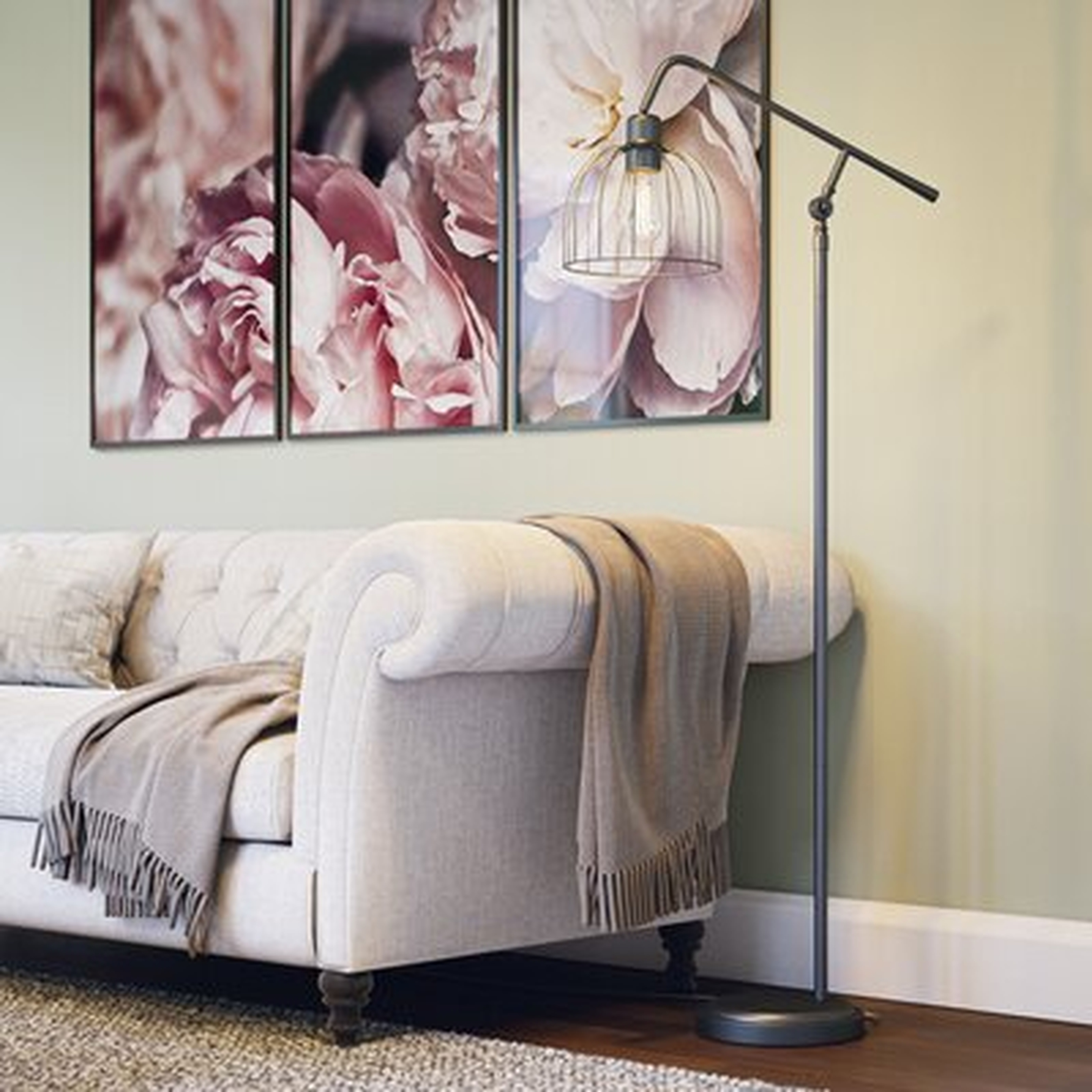 Kenya 64" Swing Arm Floor Lamp - Birch Lane
