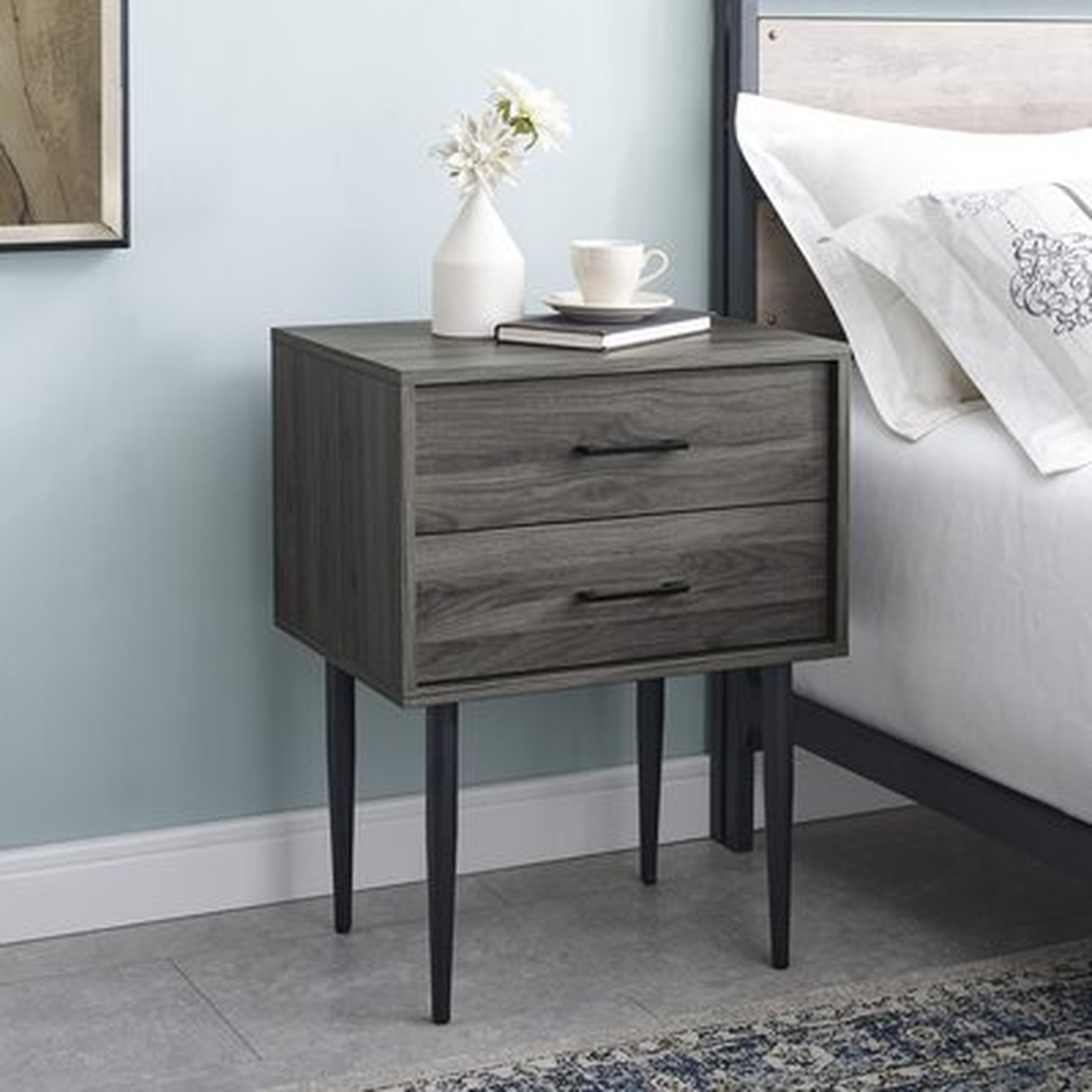 Winningham 2 Drawer Nightstand - Wayfair