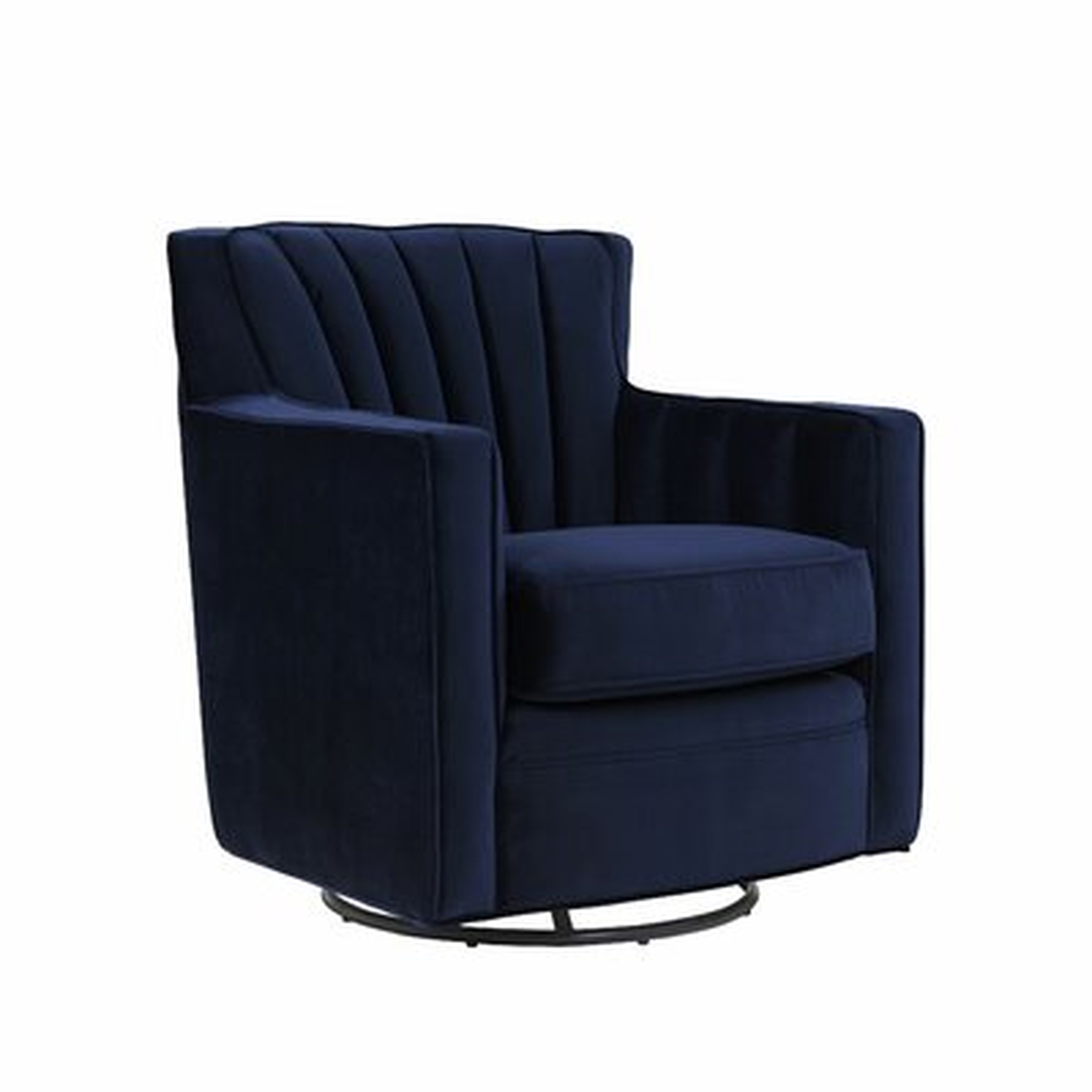 Bima 75.57Cm Wide Polyester Swivel Armchair - Wayfair