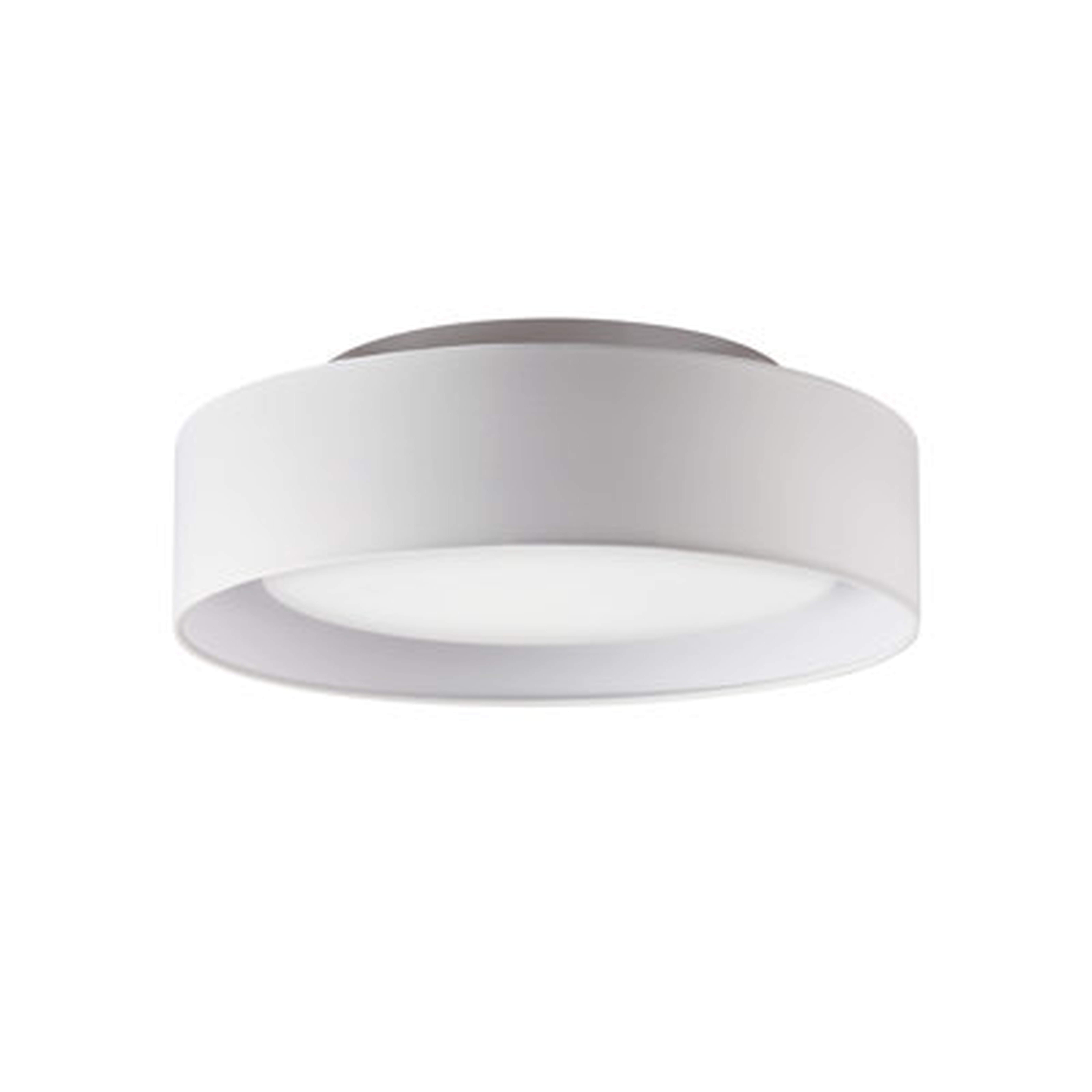 Redbad Flush Mount Black Outside Gold Inside - Wayfair