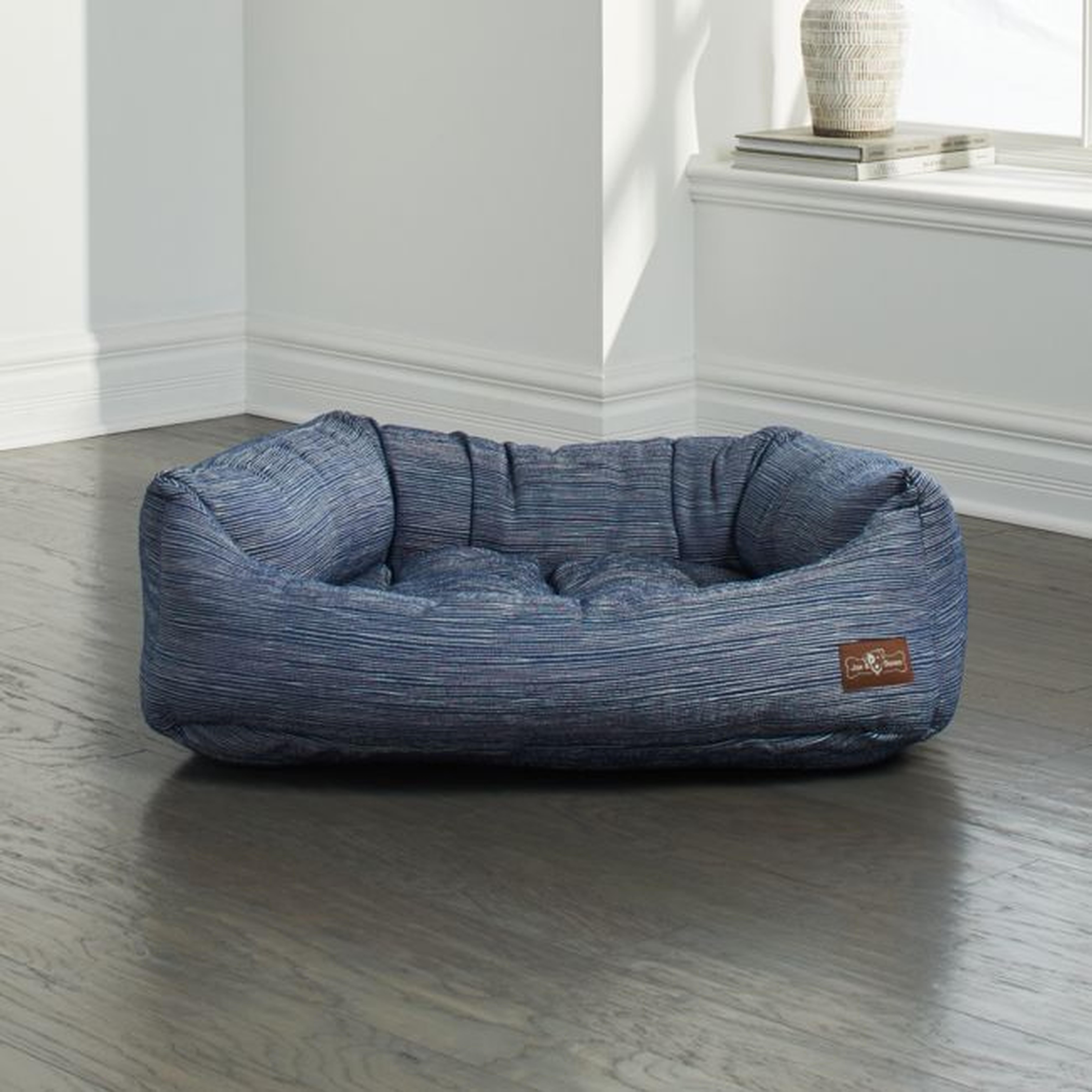 Napper Silhouette Indigo Large Dog Bed - Crate and Barrel