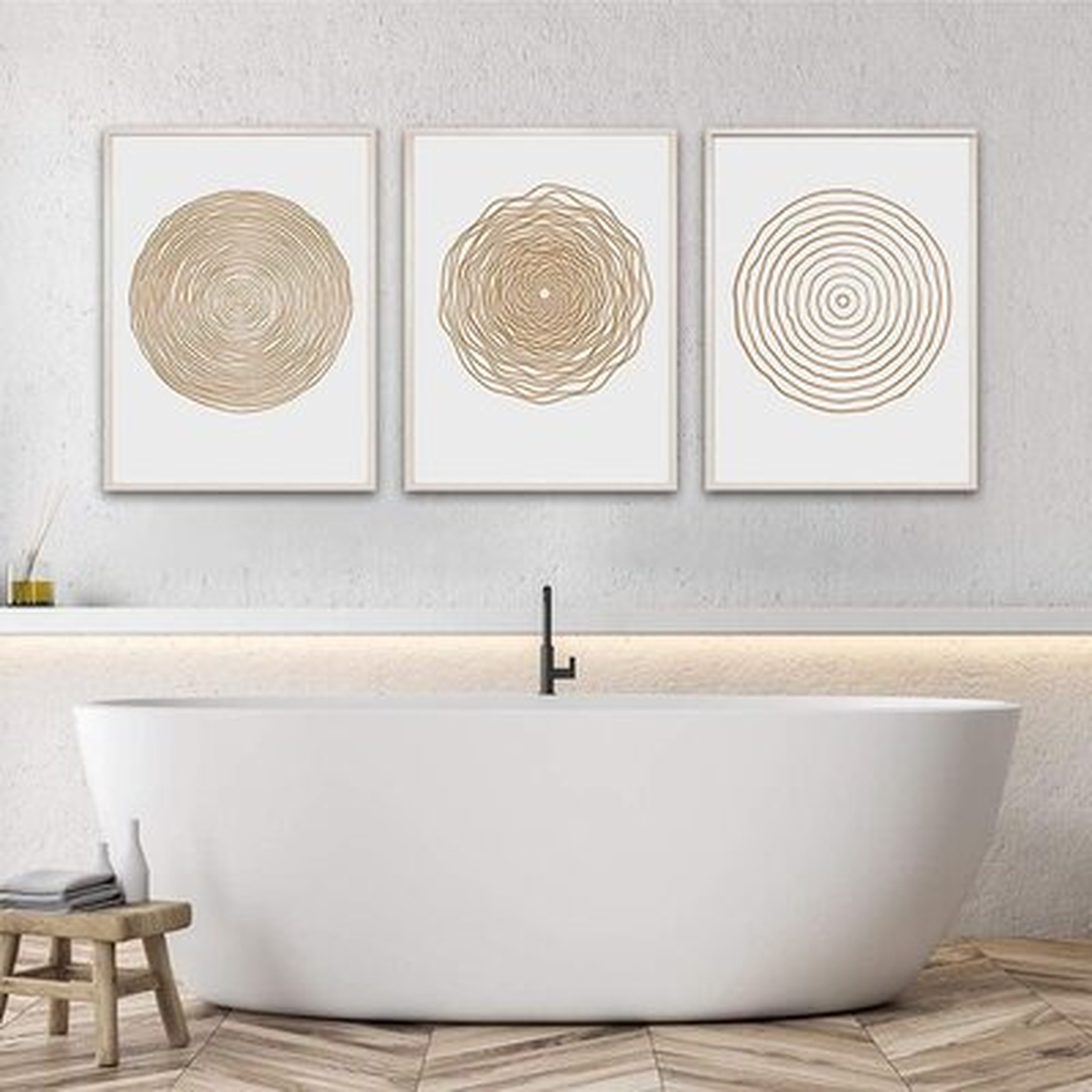 Mid Century Modern Wall Art, Set of 3 - Wayfair