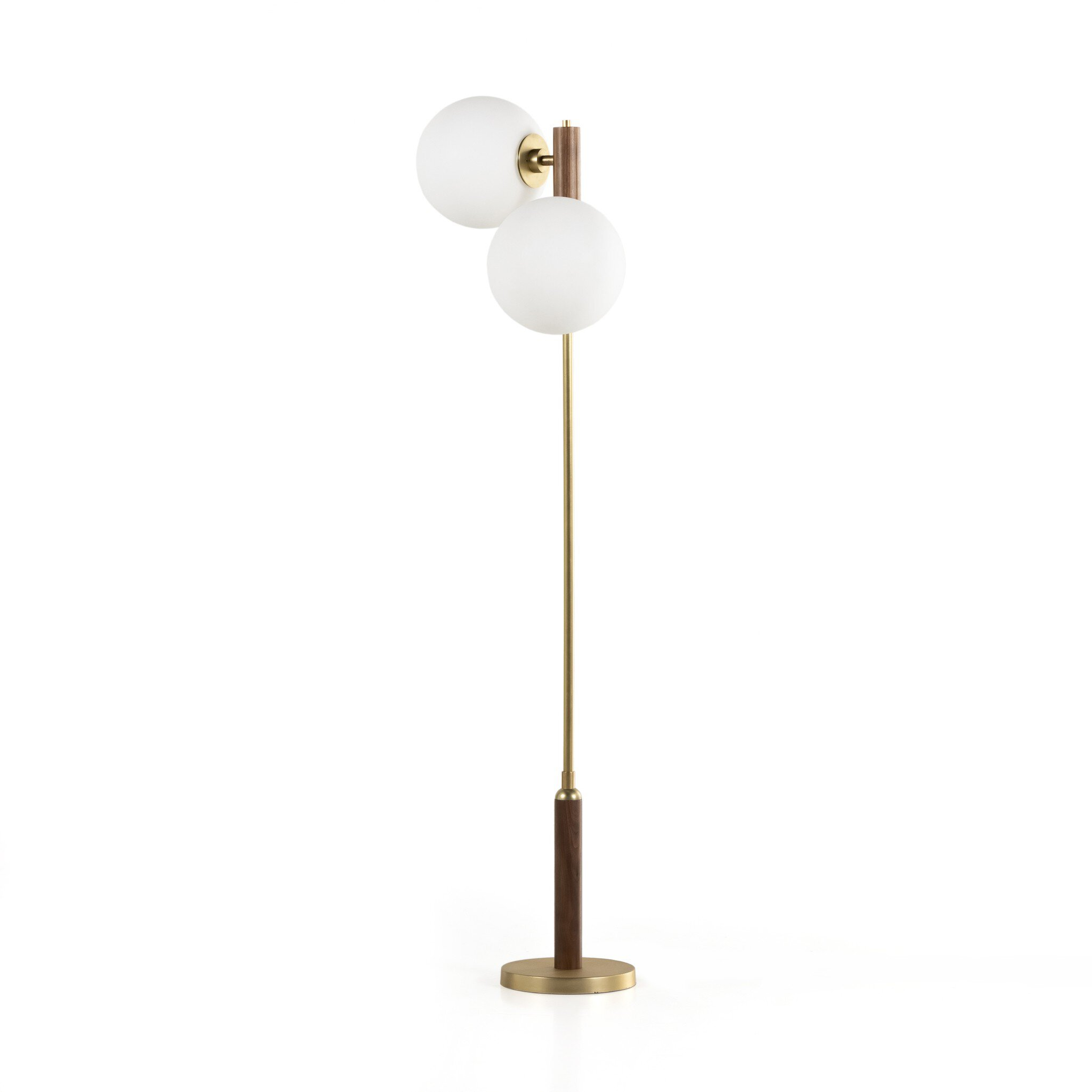 Colome Floor Lamp - Aged Brass - Four Hands