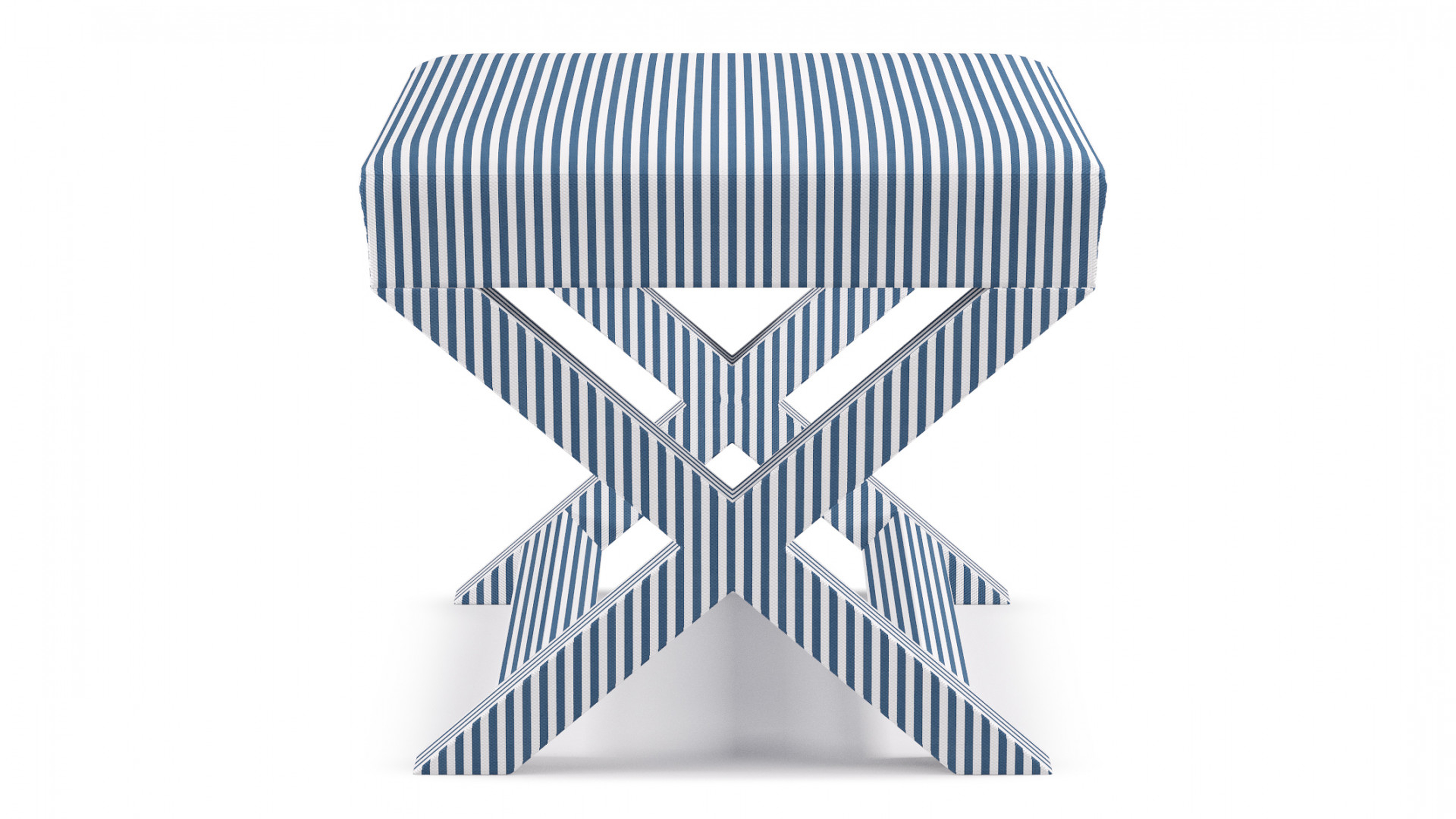 X bench | Azul Ticking Stripe - The Inside