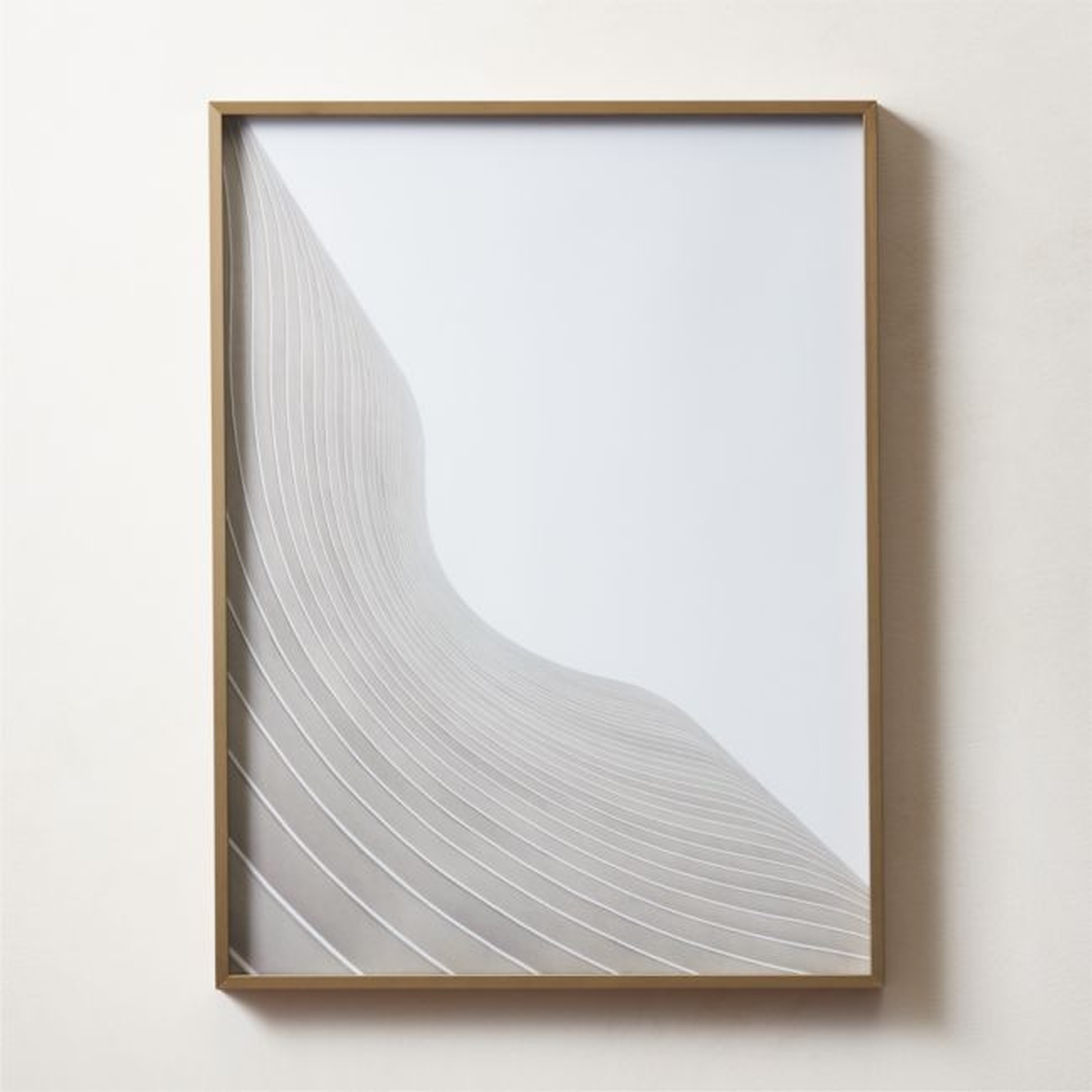 Gallery Brass Picture Frame 18"x24" - CB2