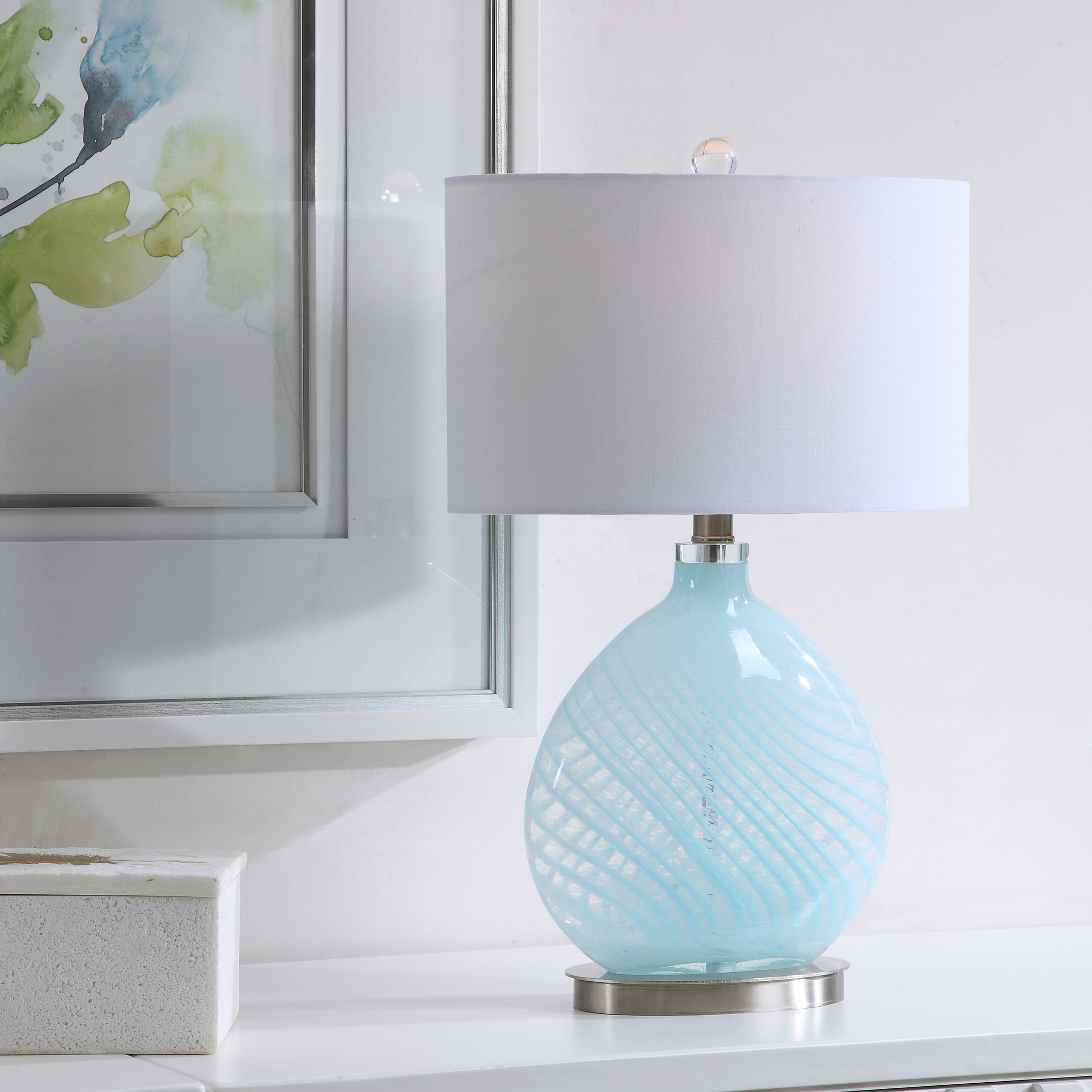 Aquata Glass Table Lamp - Uttermost