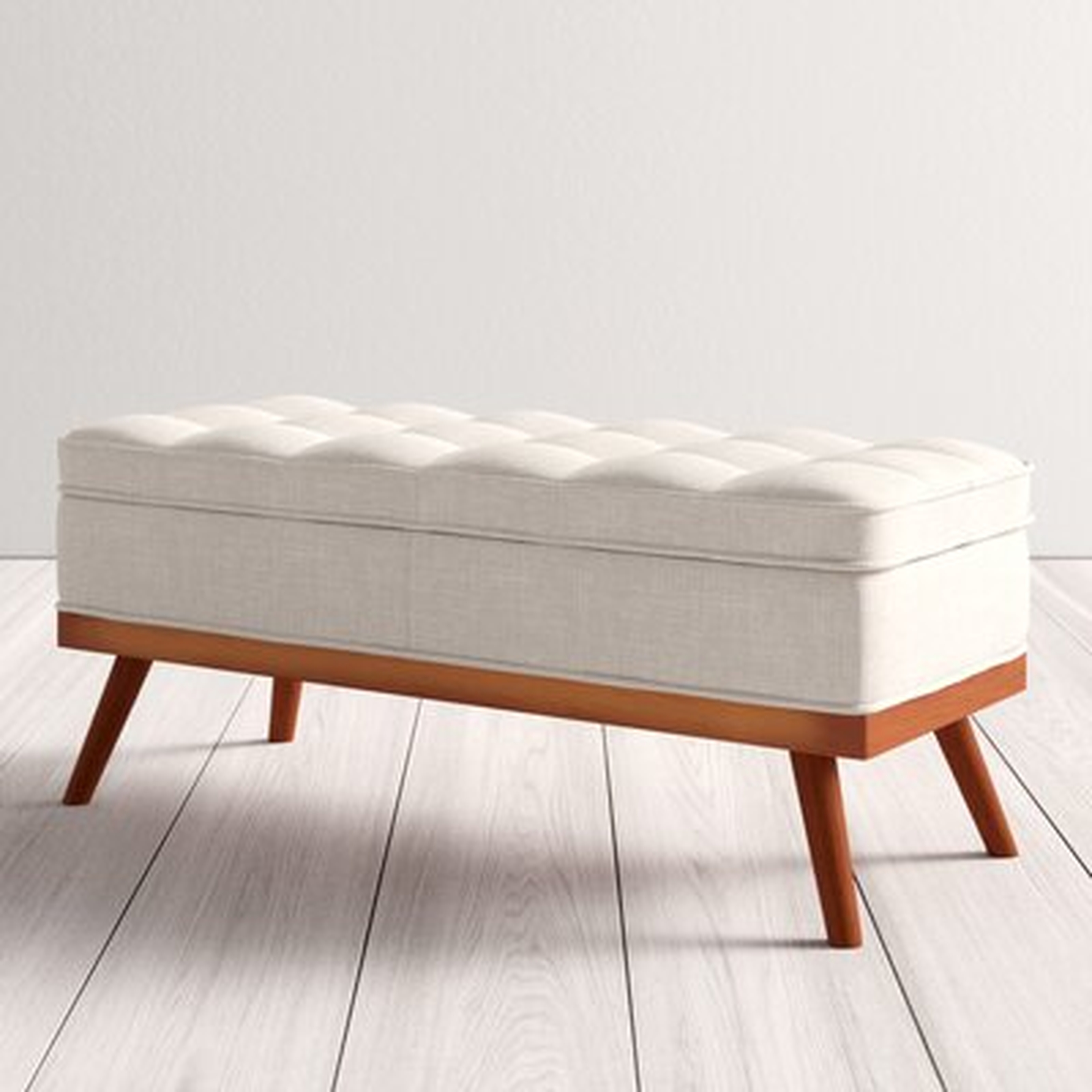 Ronquillo Upholstered Flip Top Storage Bench - AllModern