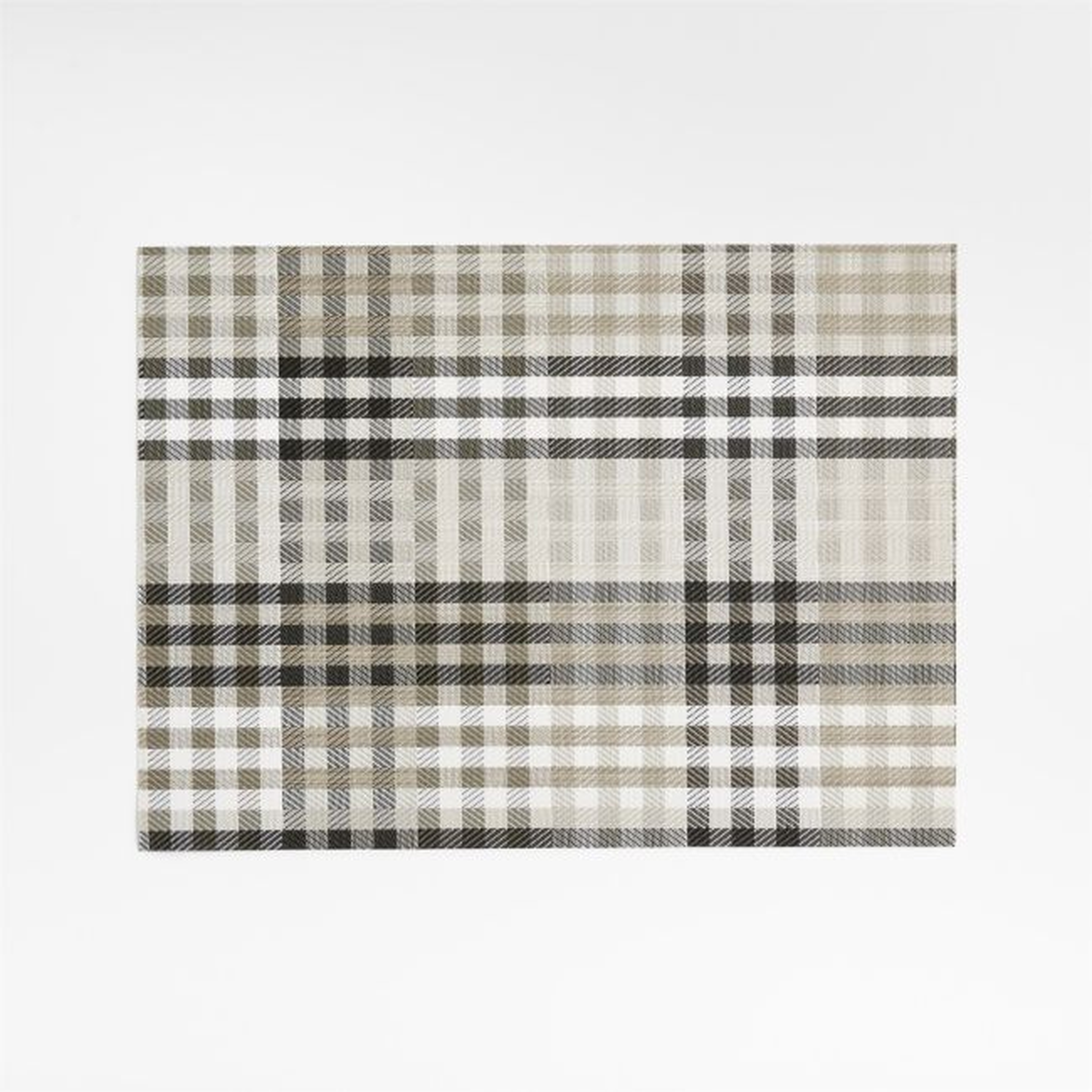 Chilewich ® Rhythm Black Placemat - Crate and Barrel