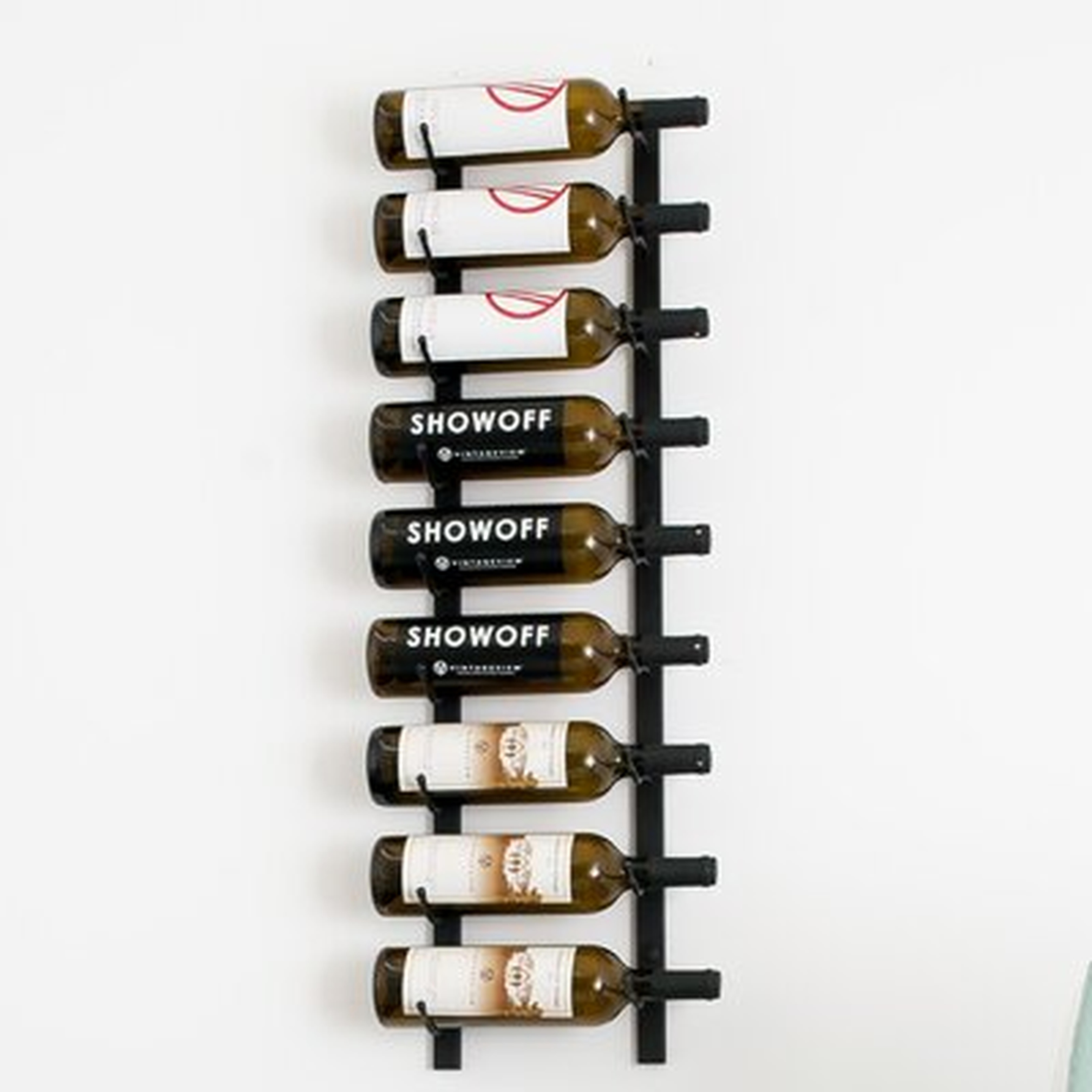 Indurial 9 Bottle Wall Mounted Wine Rack - AllModern
