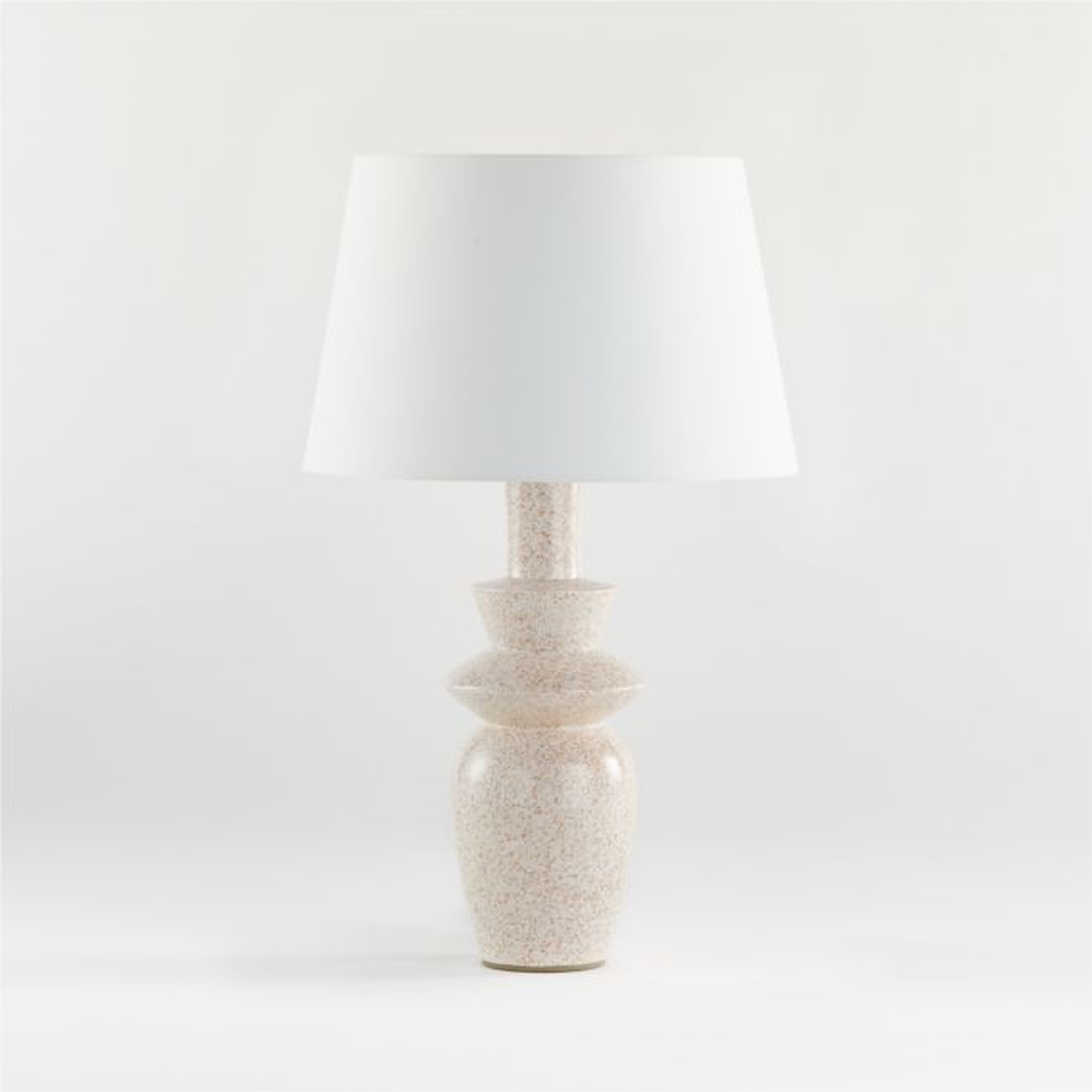 Alina Table Lamp with White Octava Shade - Crate and Barrel