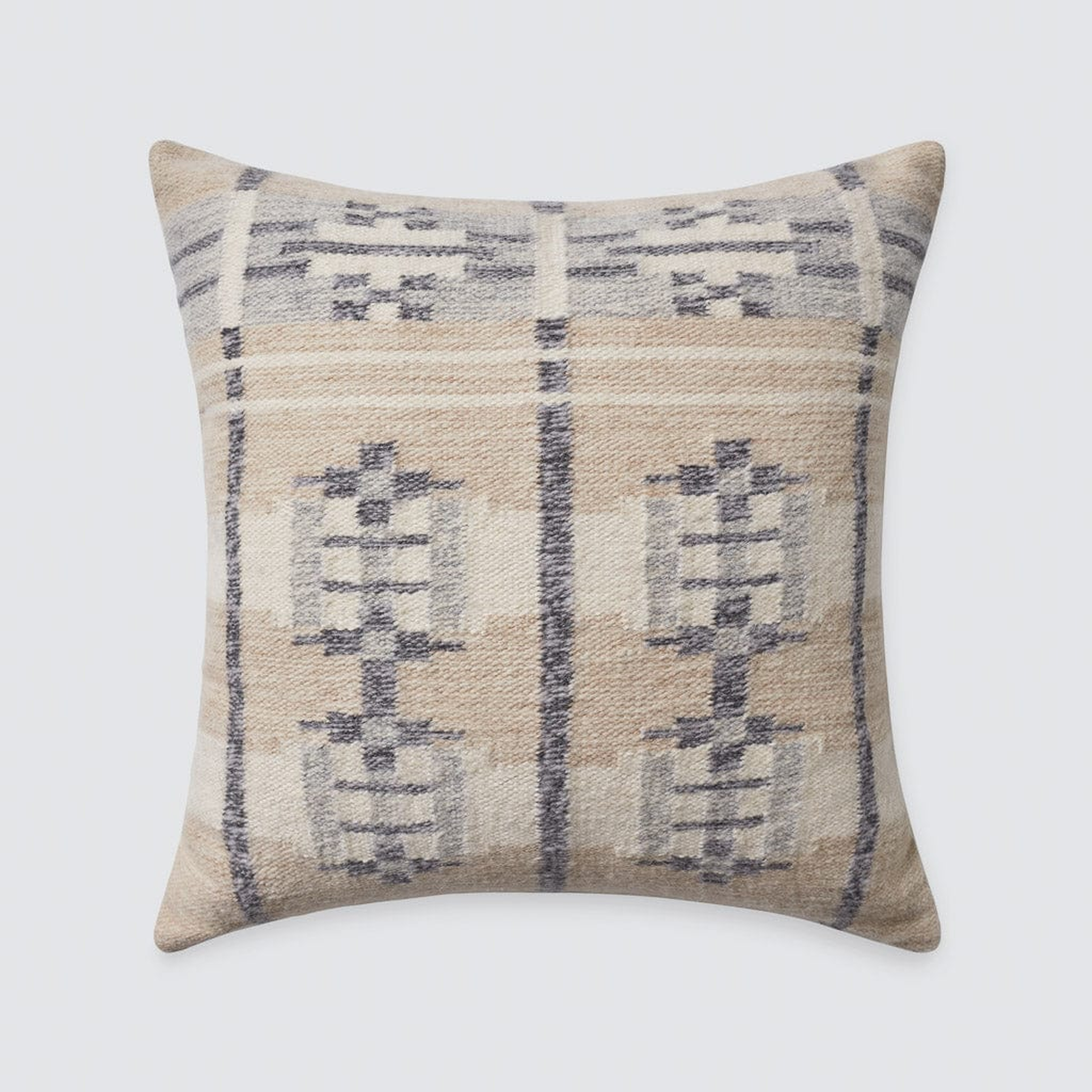 The Citizenry Alondra Pillow | 22" x 22" | Sand - The Citizenry