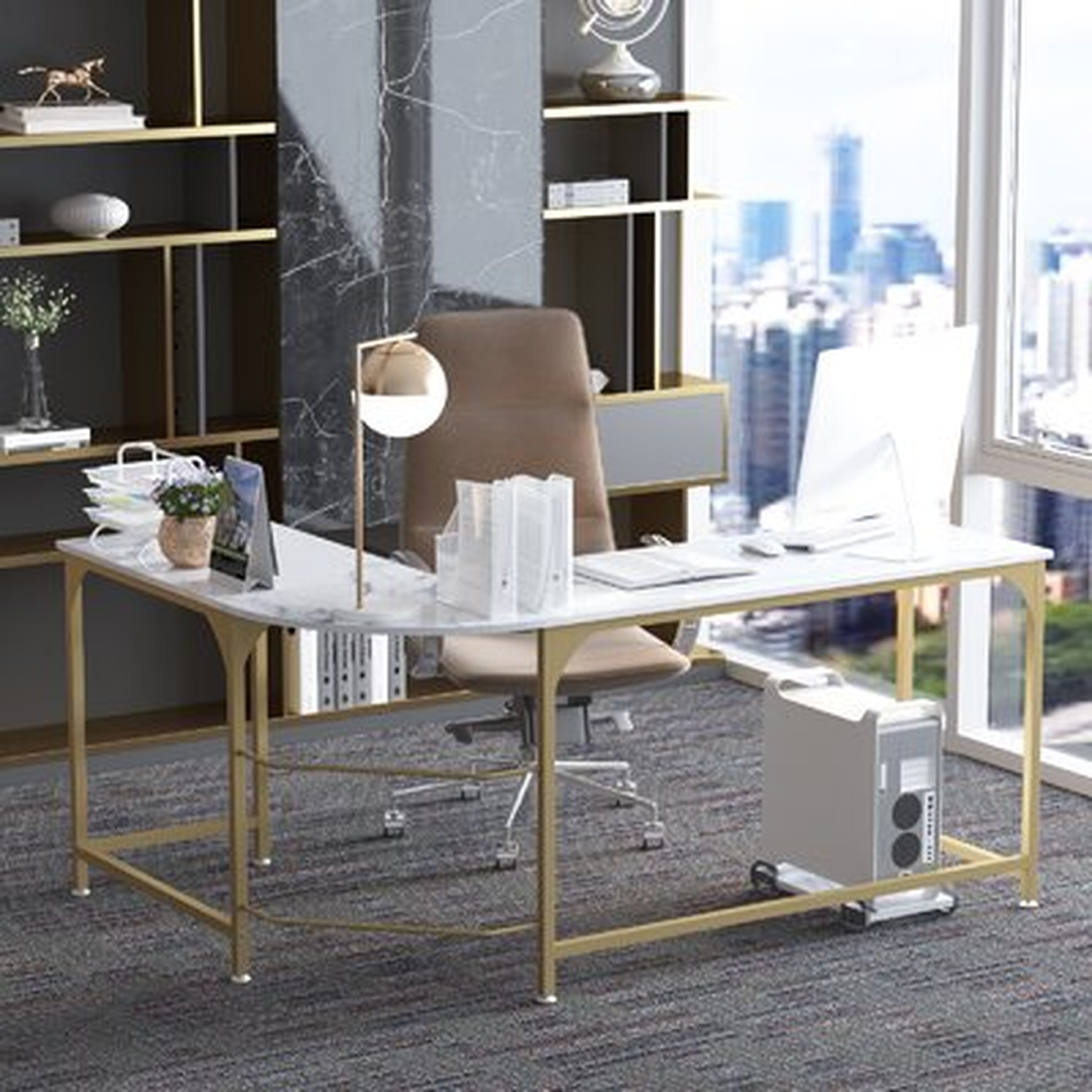 Jimi Reversible L-Shape Desk - Wayfair