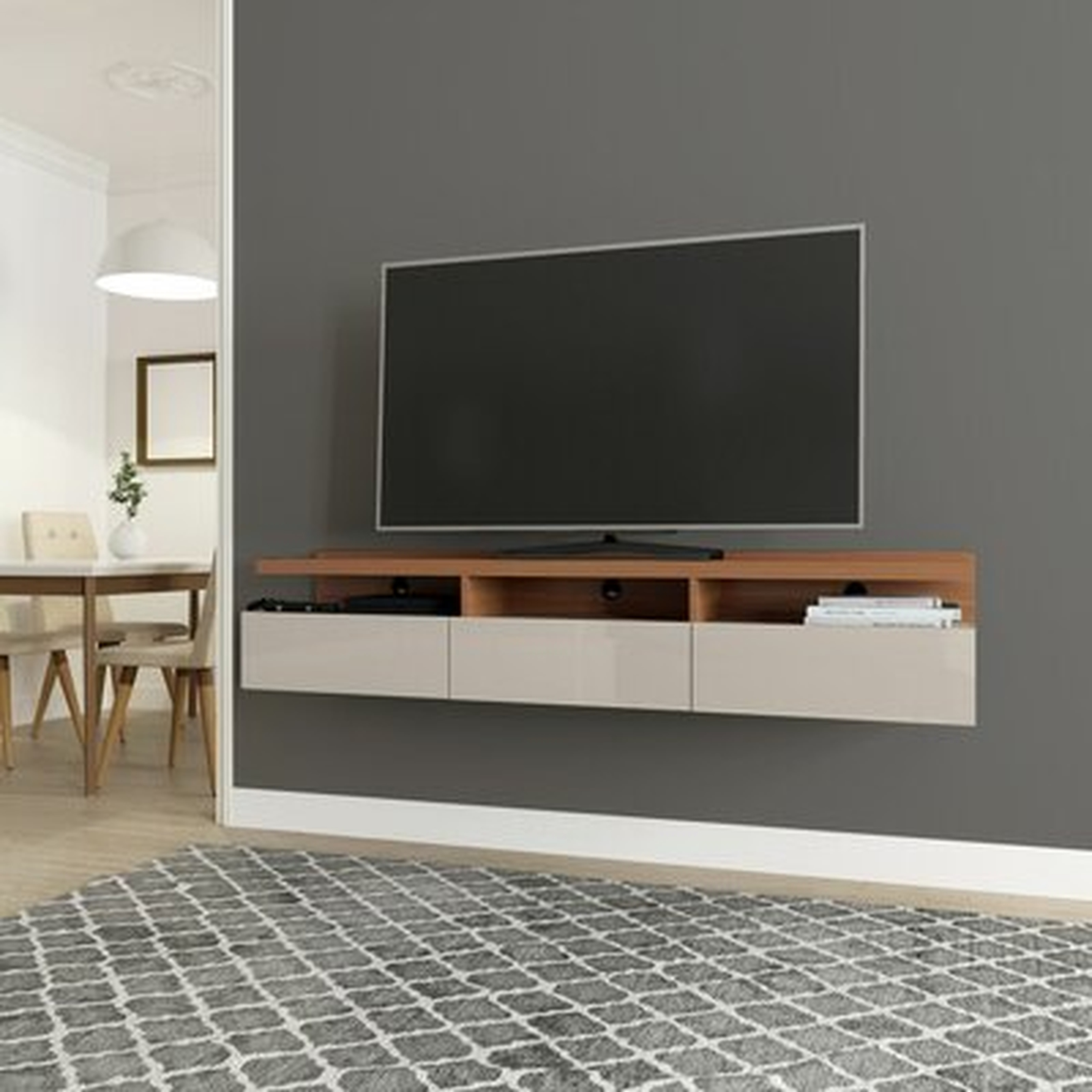 Julius Floating TV Stand for TVs up to 65" - Wayfair