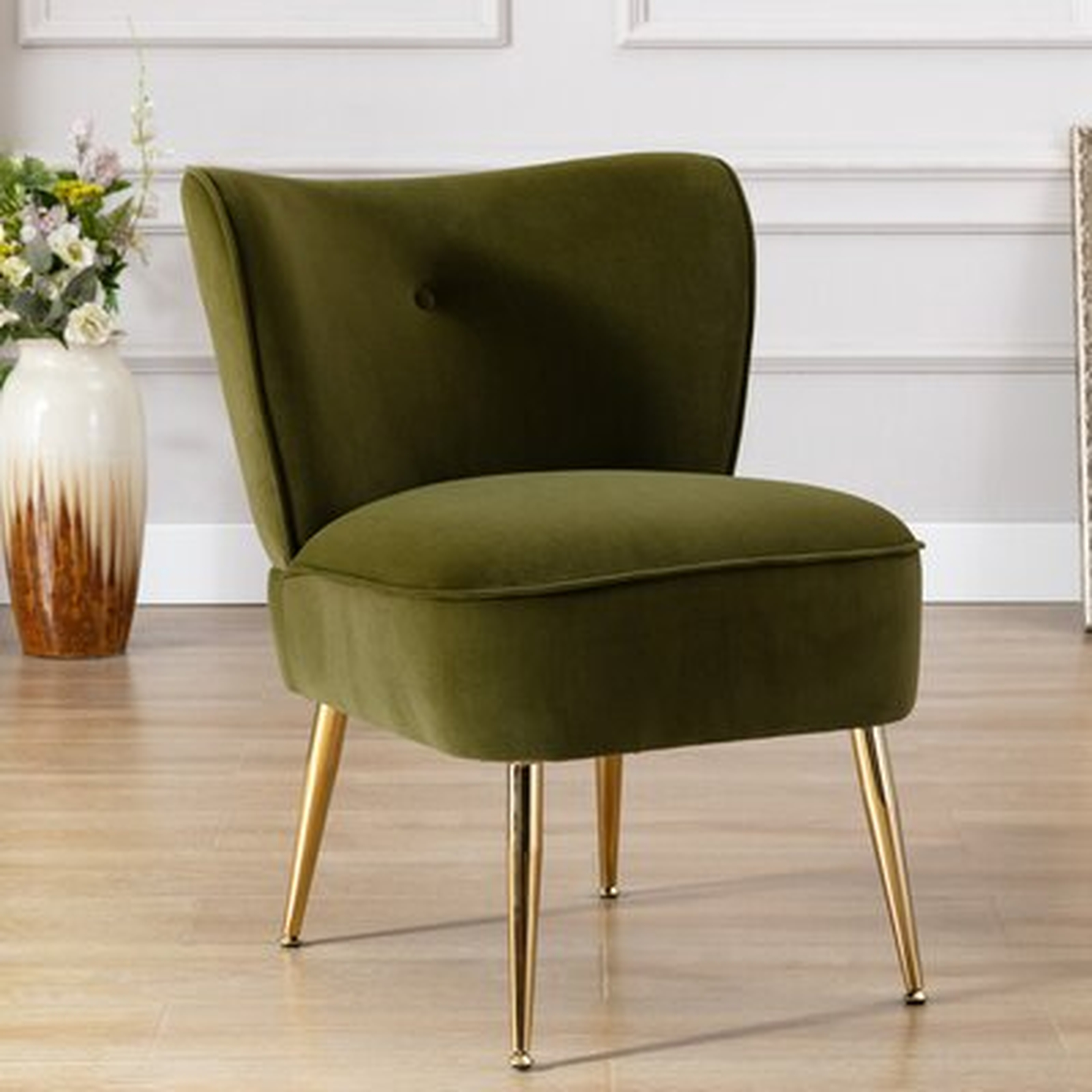 Sevan 23" Velvet Side Chair - Wayfair