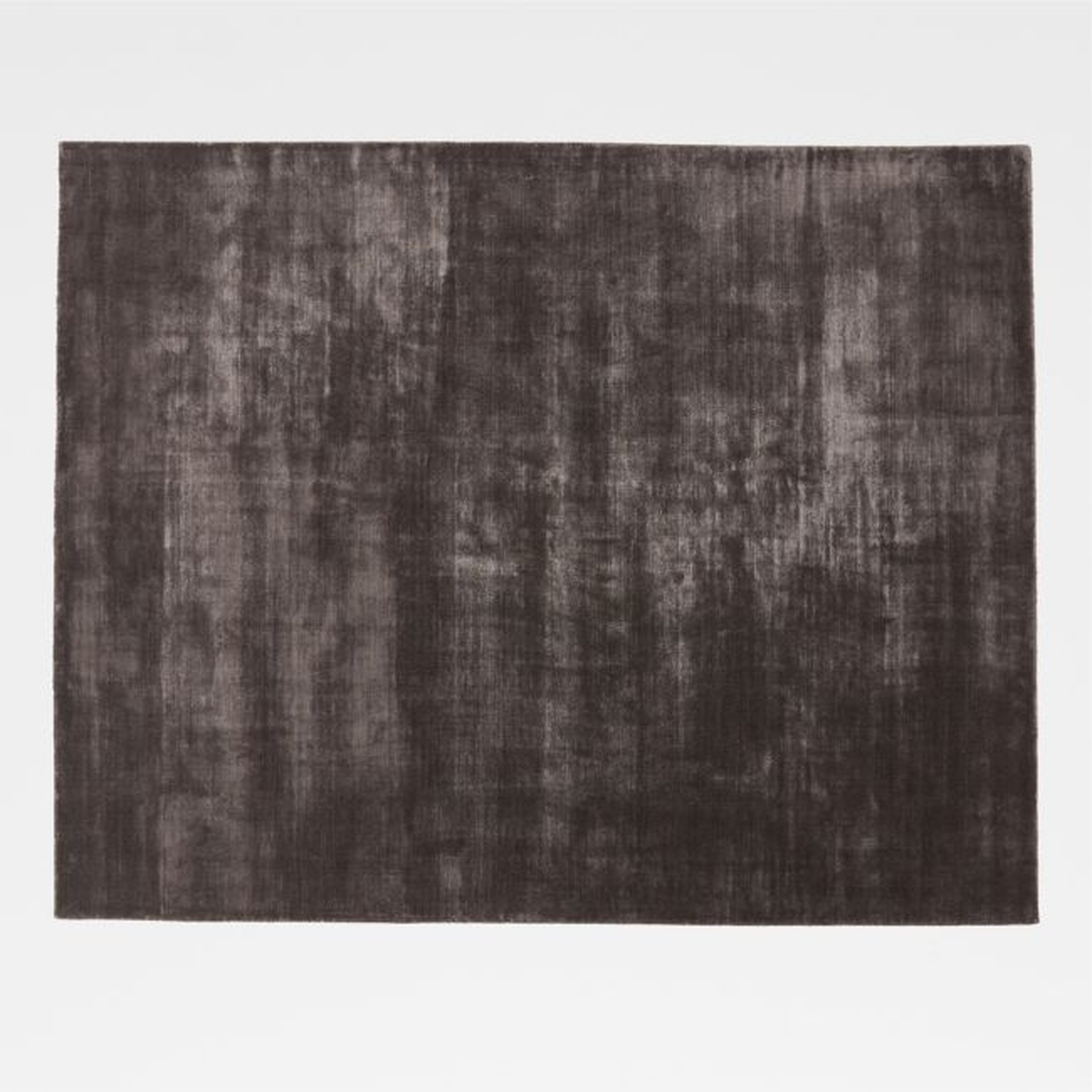 Kole Charcoal Solid Performance Nylon Area Rug 9'X12' - CB2