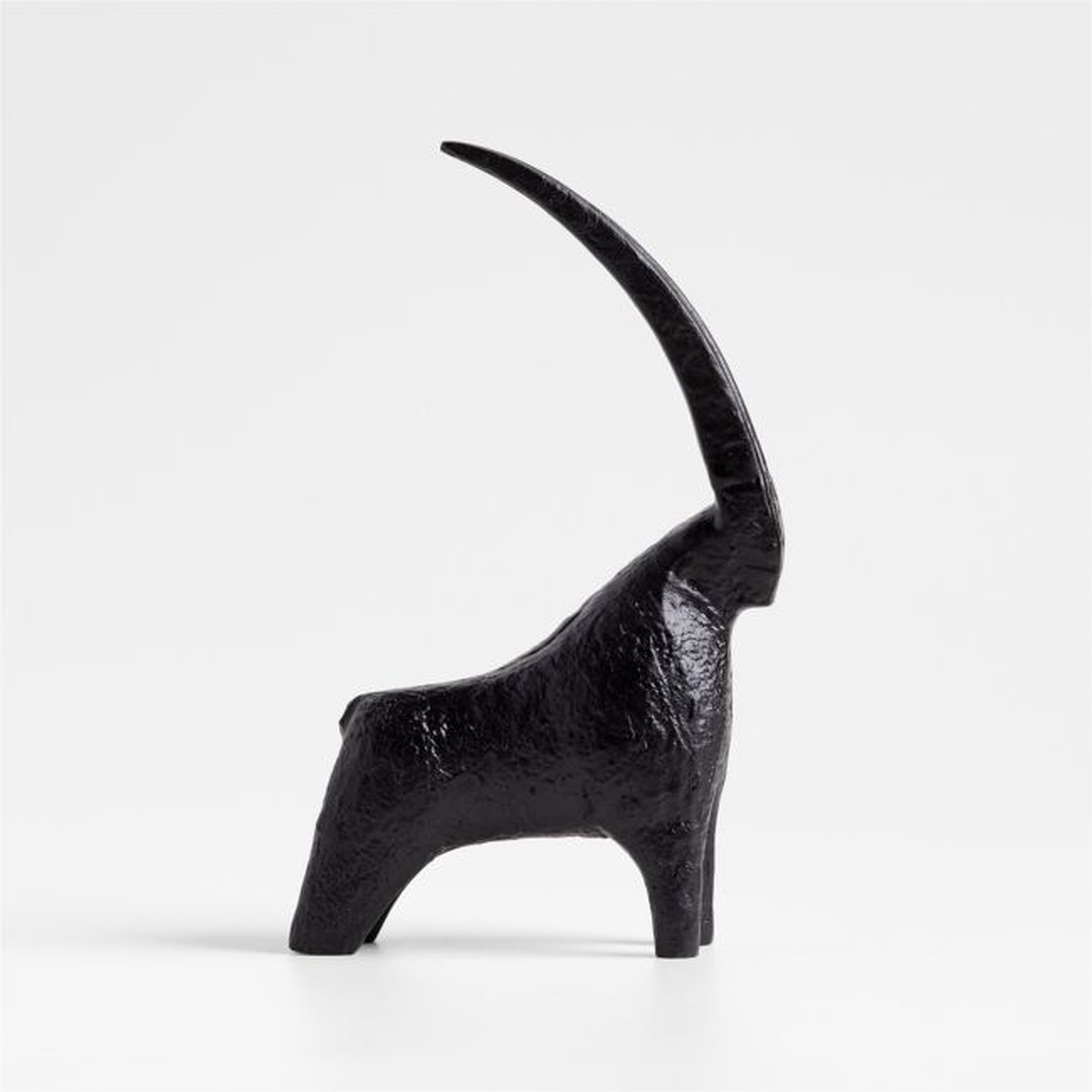 Black Metal Decorative Gazelle - Crate and Barrel