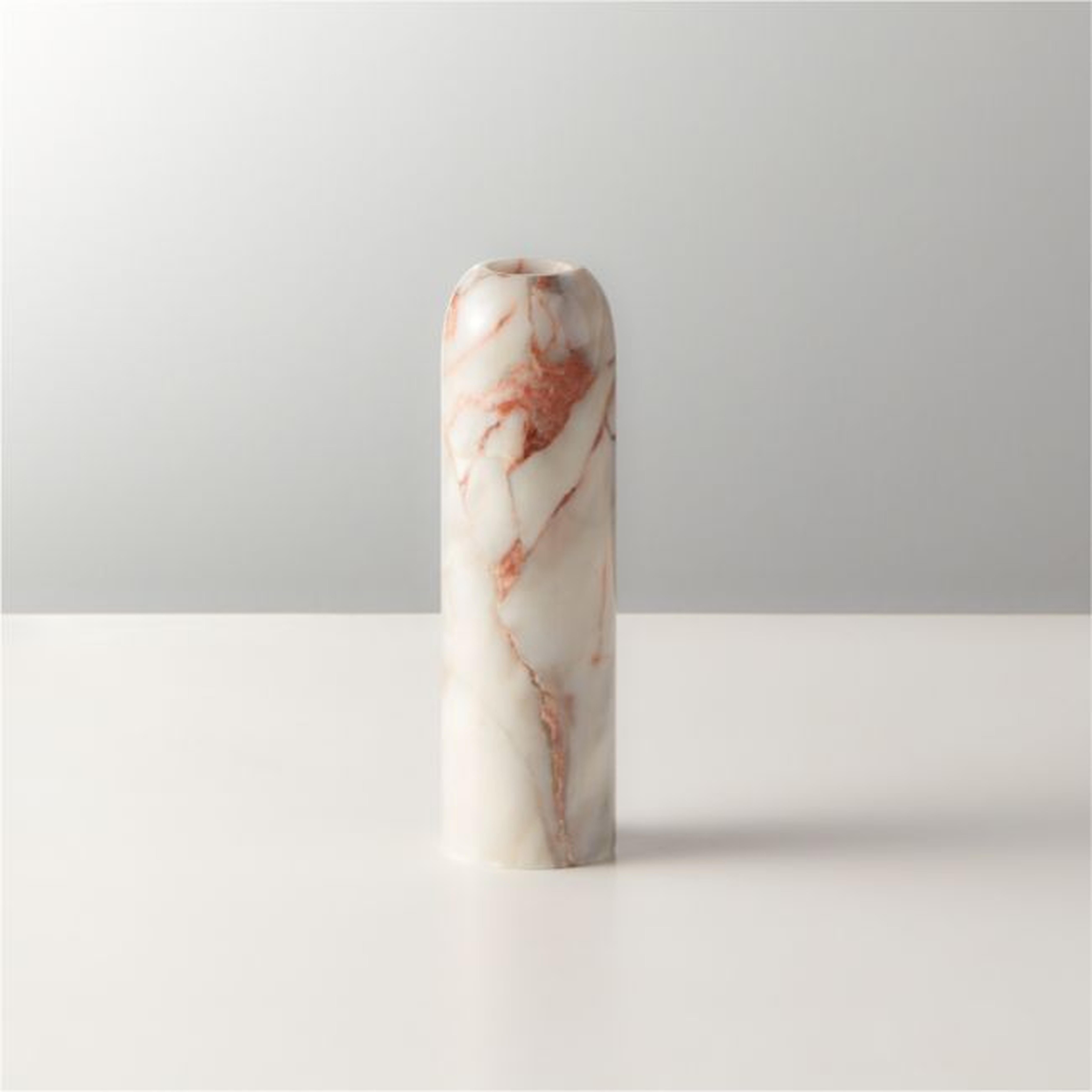 Totem Marble Taper Candle Holder - CB2