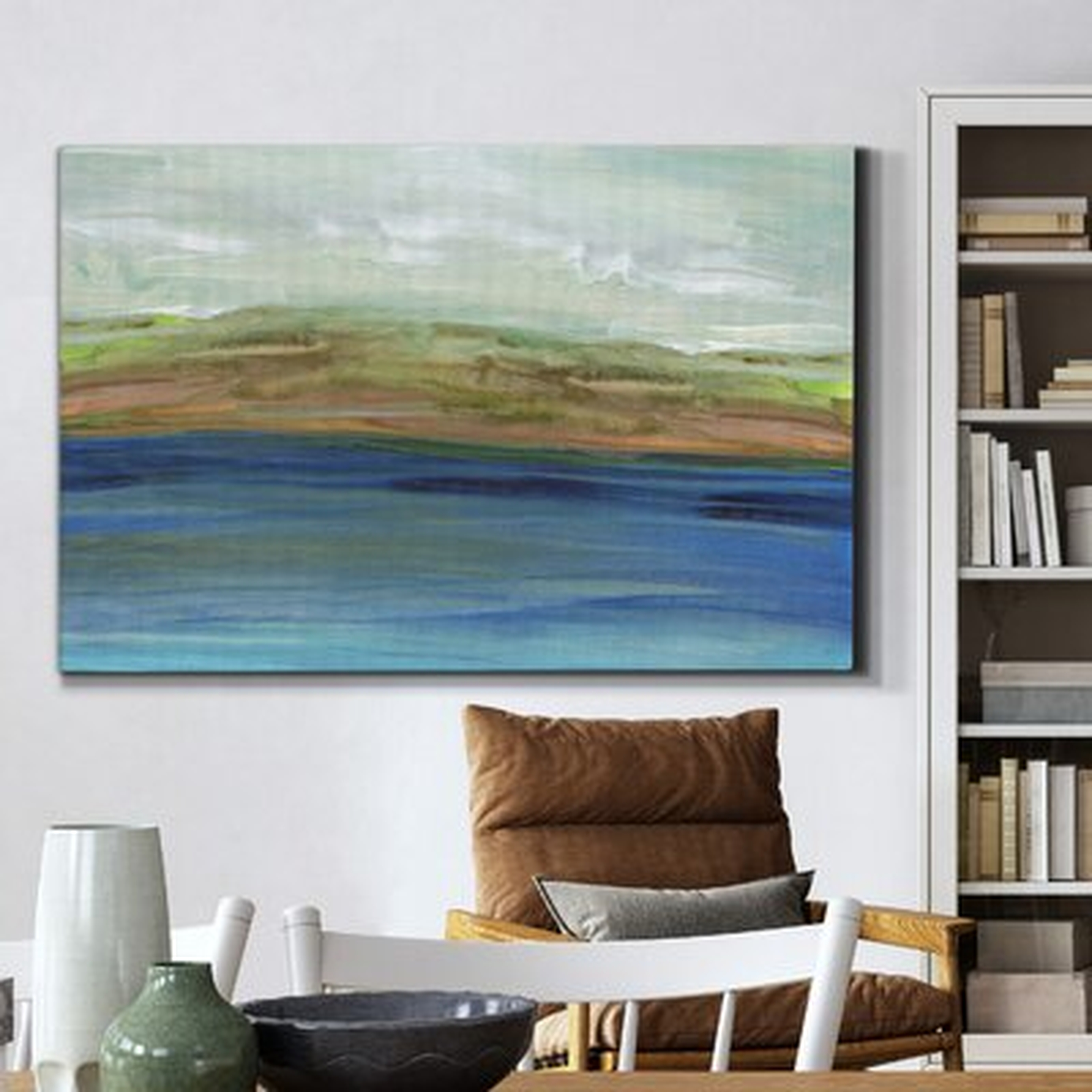 Water's Edge - Wrapped Canvas Painting Print - Wayfair