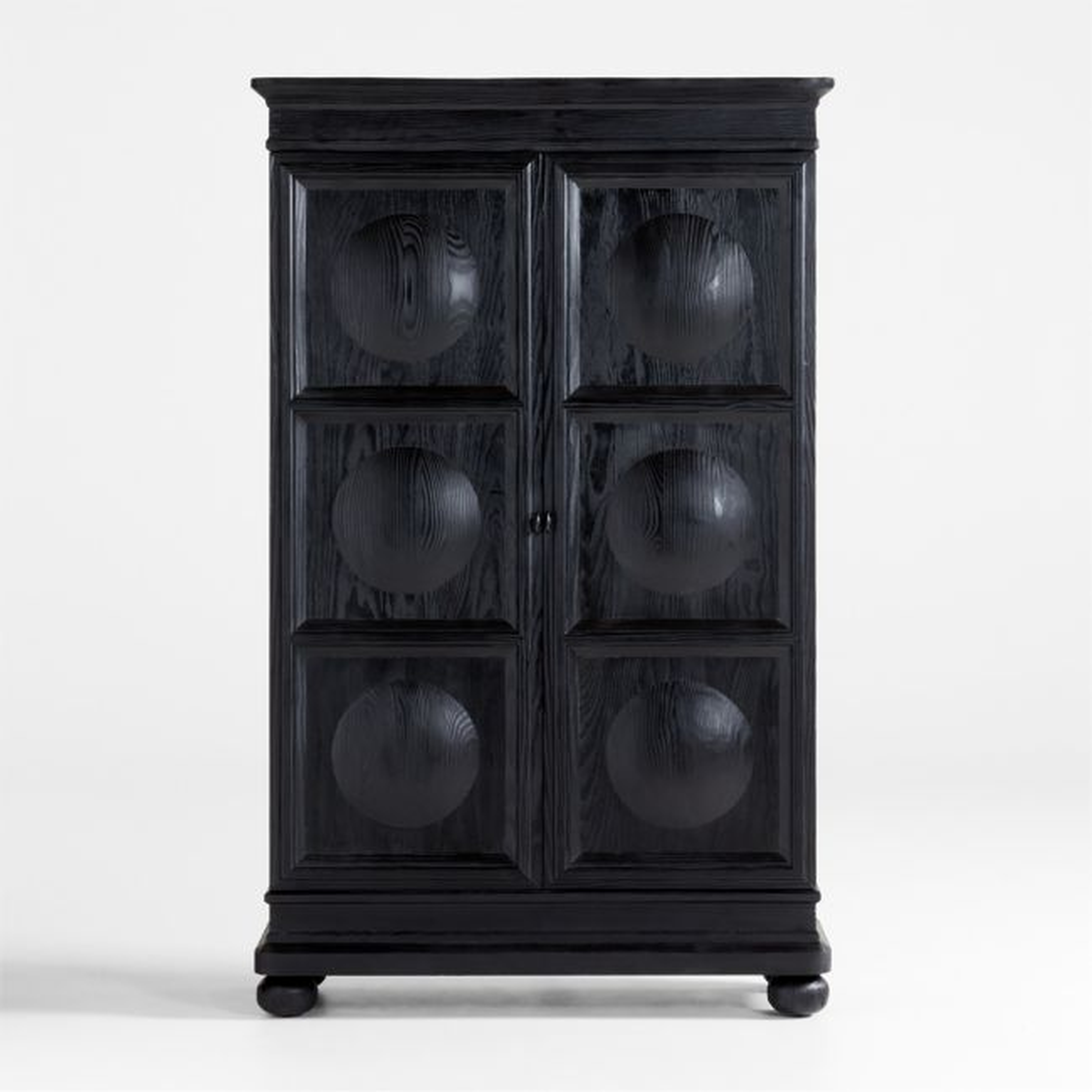Coterie Ebonized Storage Cabinet - Crate and Barrel