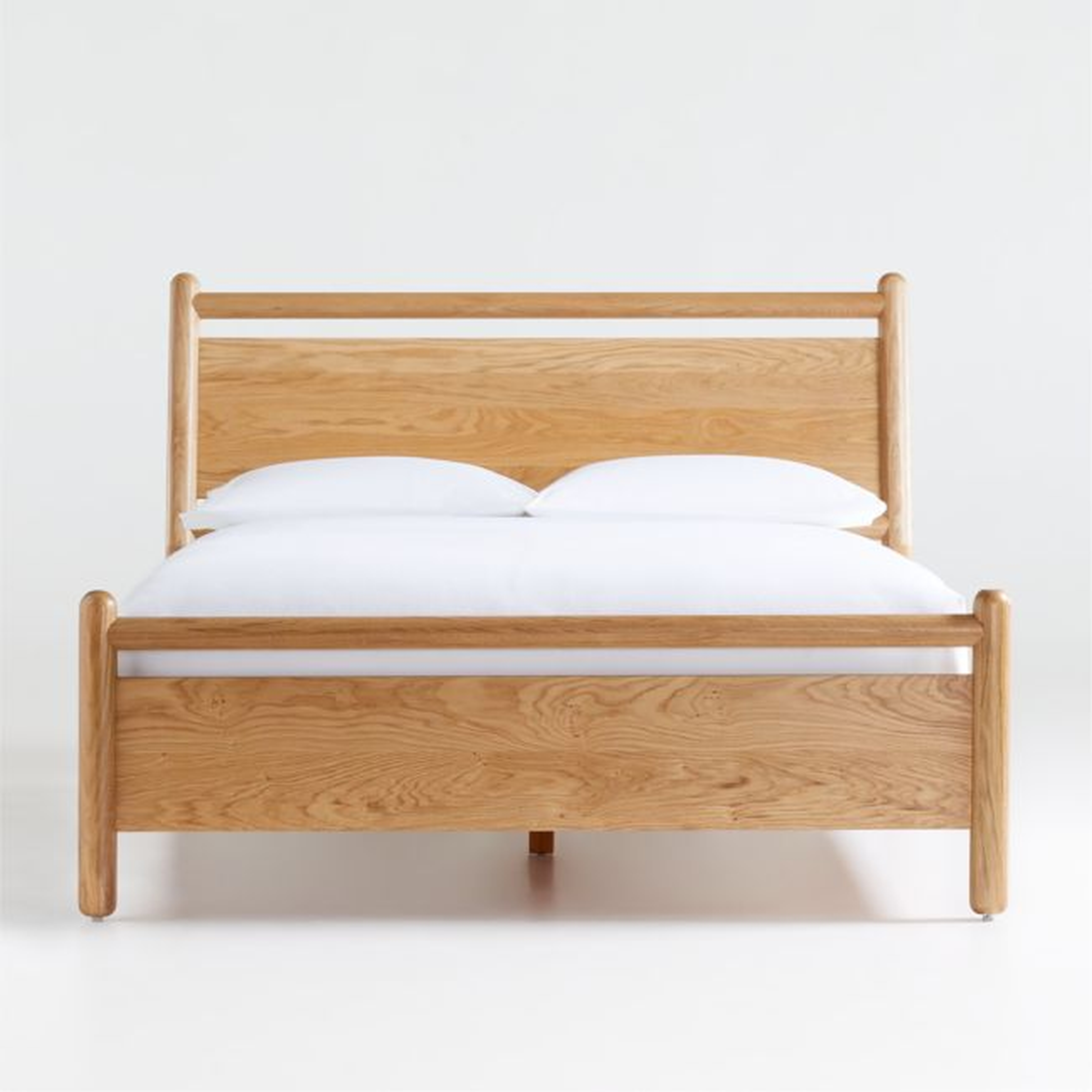 Solano Queen Wood Bed - Crate and Barrel