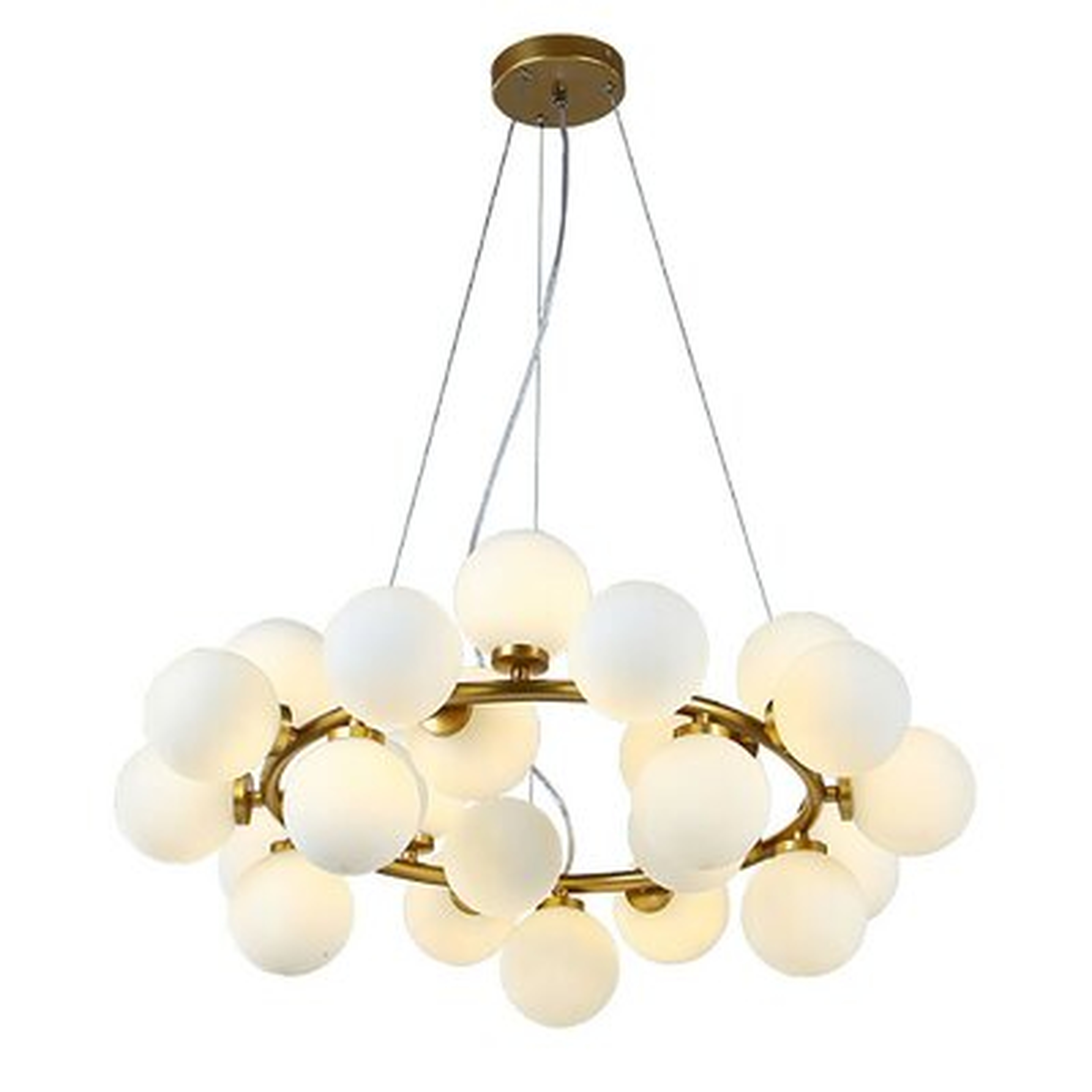 Modern 25 Glass Balls Creative Chandelier Ceiling Pendant Light Hanging Lamp NEW. - Wayfair